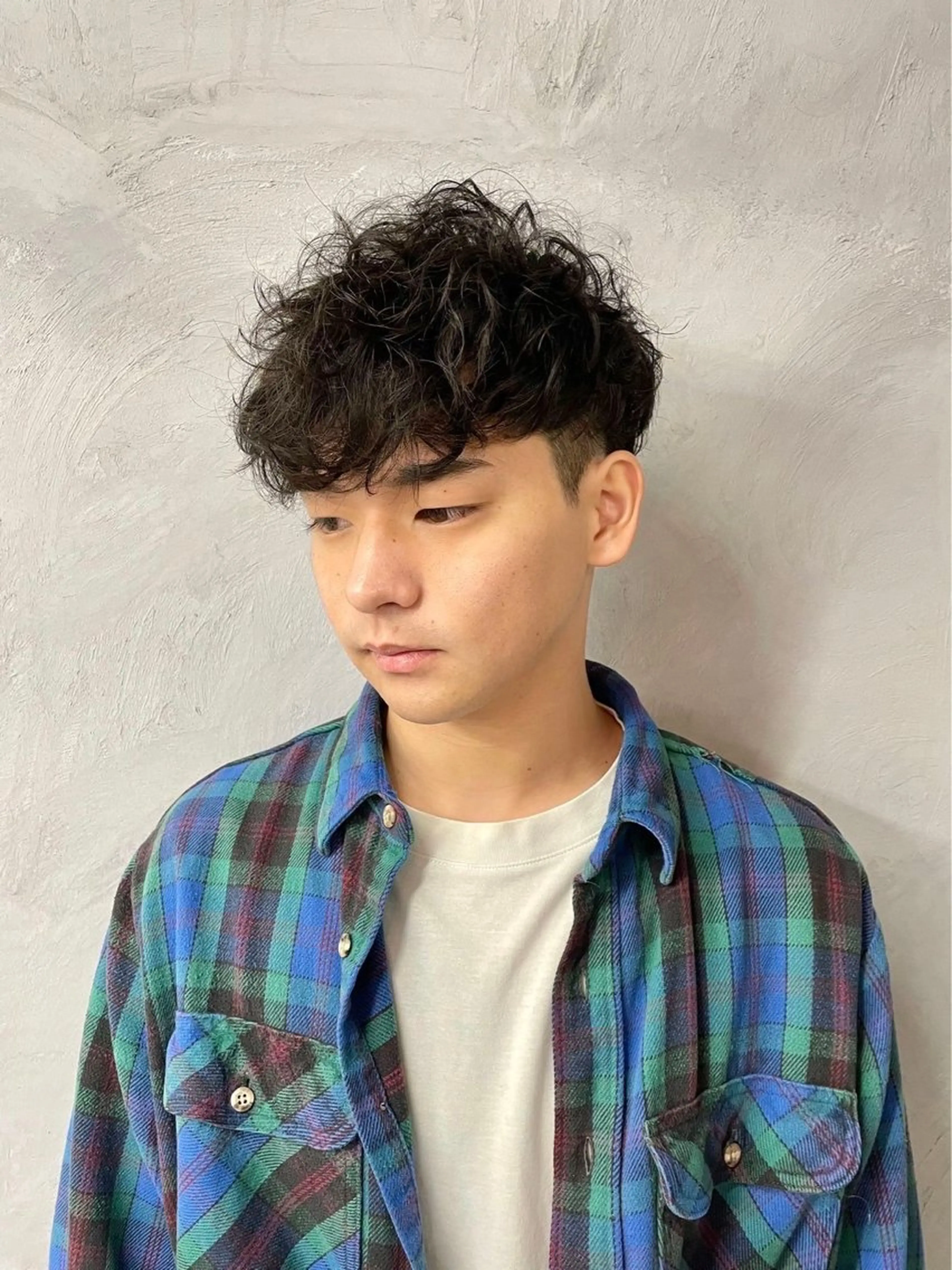 【ザ・外国人風パーマ🗽】メンズカット×ラルフカール/スペインカール🇬🇧🇪🇸の写真