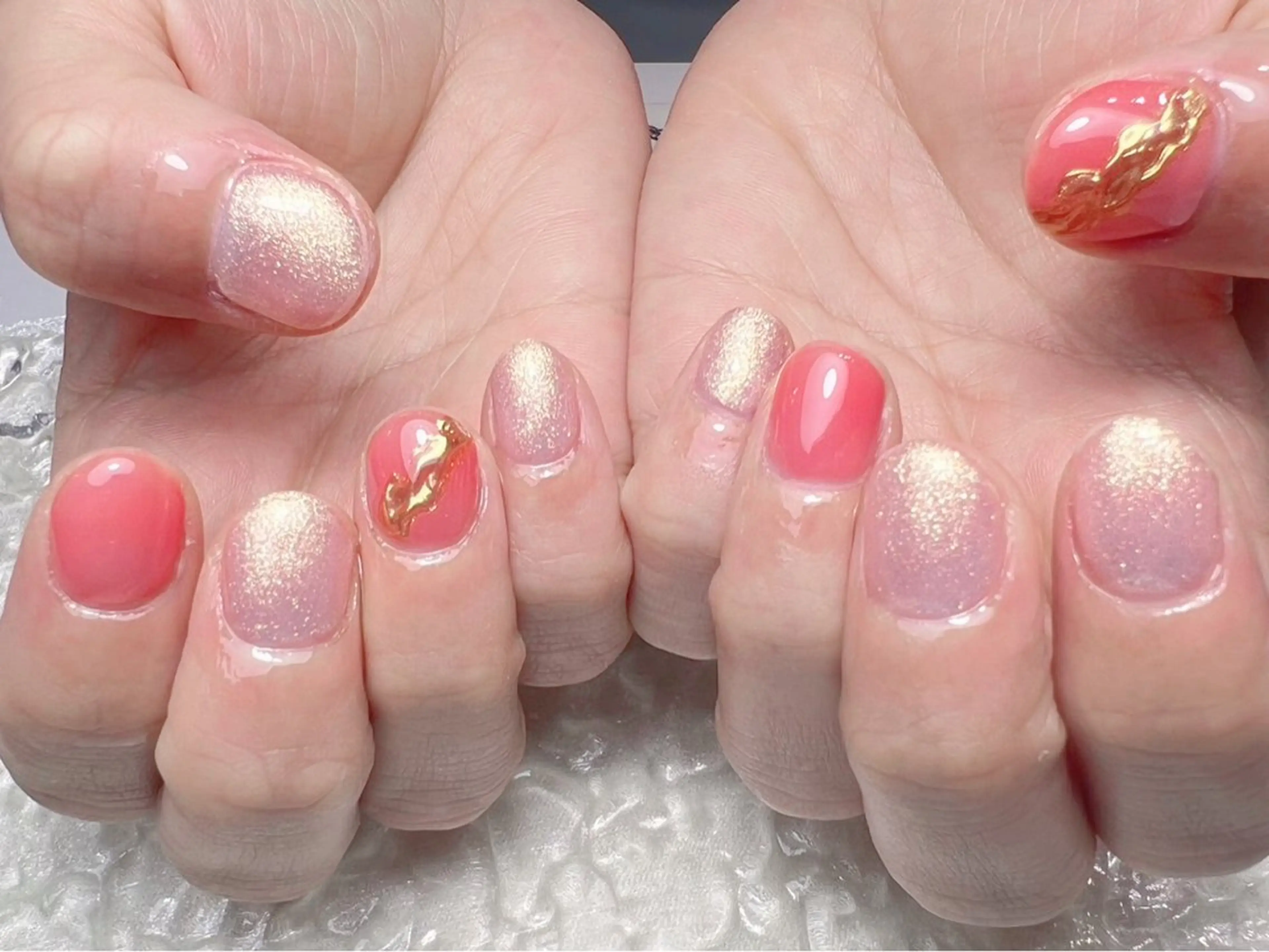 ネイル ハンドネイル マジックミラー所属・マジック ミラーのネイルデザイン