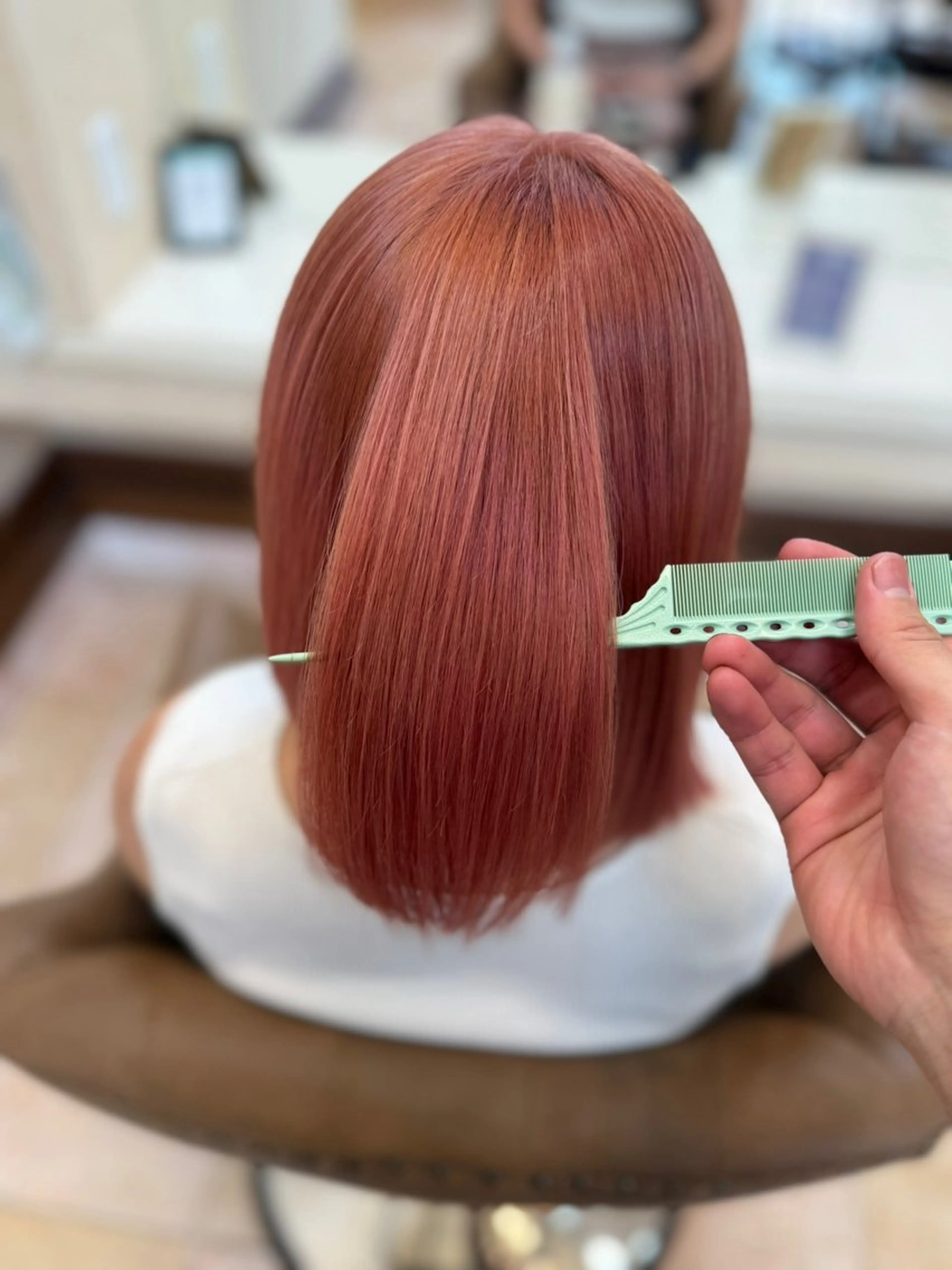 ミディアム ヘアカラー merc所属・岡田 啓佑のヘアスタイル