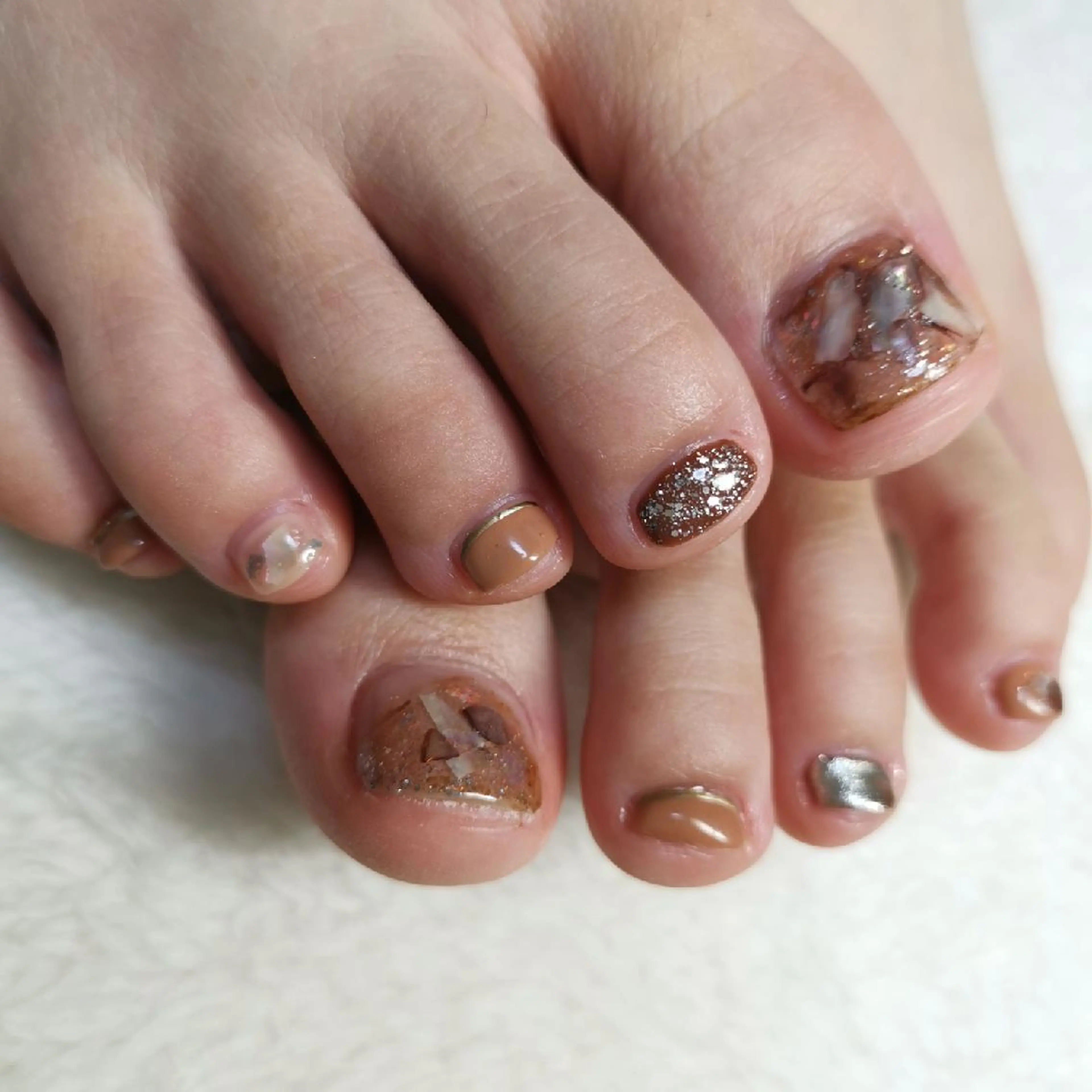 ネイル 持ち込み フットネイル reve あやののネイルデザイン