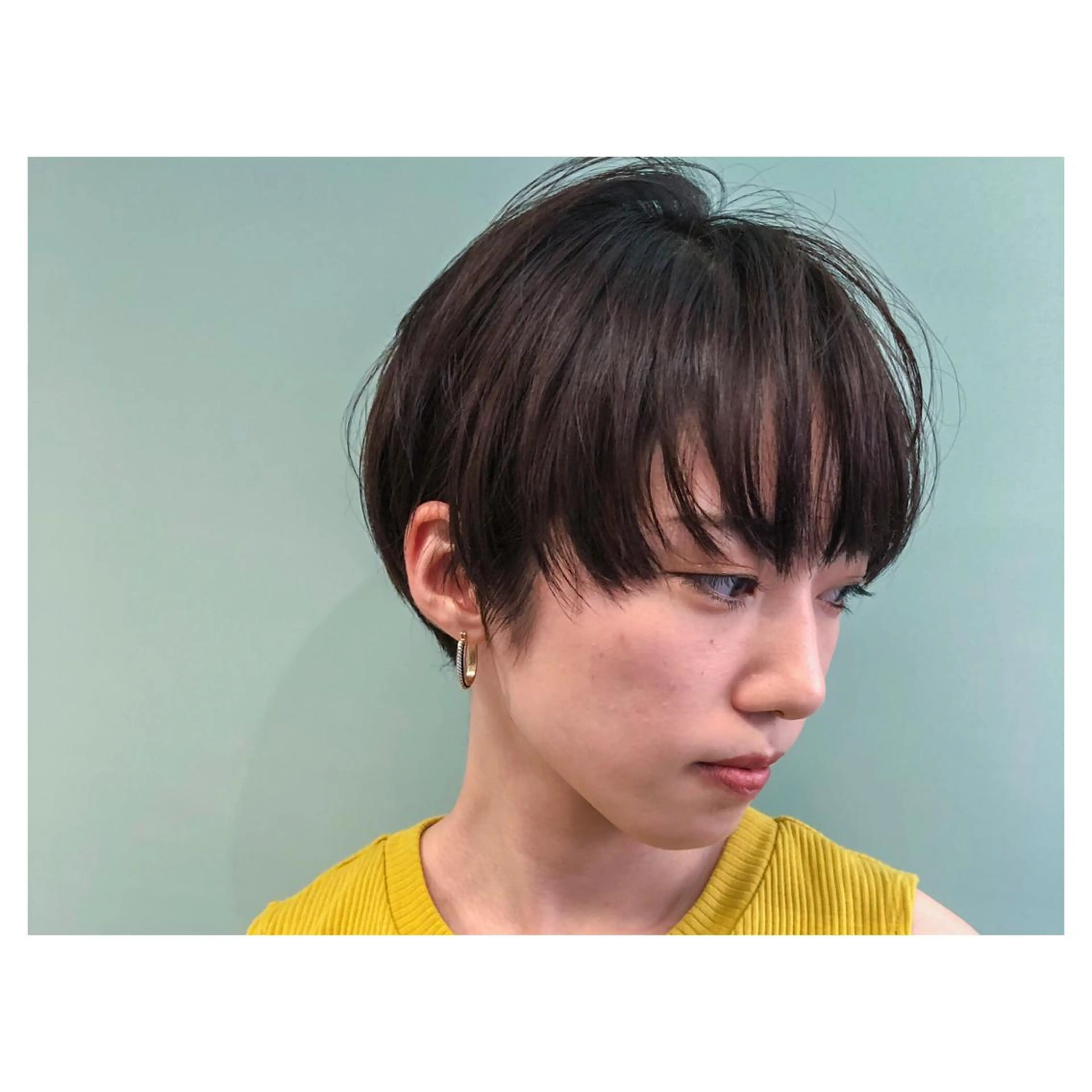 ショート ハンサムショート ショートヘア カット ヘアカラー トリートメント nessヤマサキ リュウタのヘアスタイル