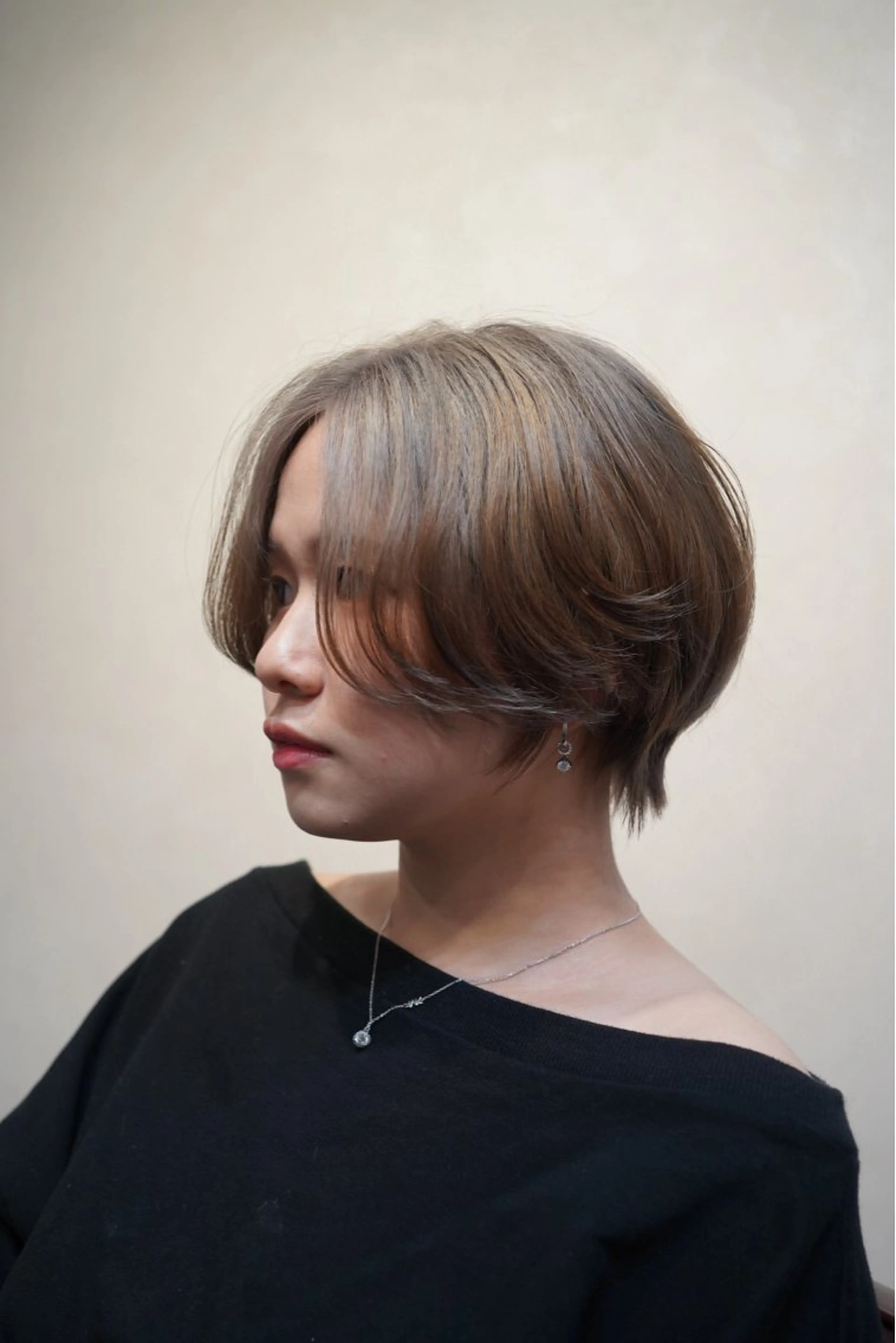 ショート 丸みショート ショートヘア Number博多所属・宮里 蓮生のヘアスタイル