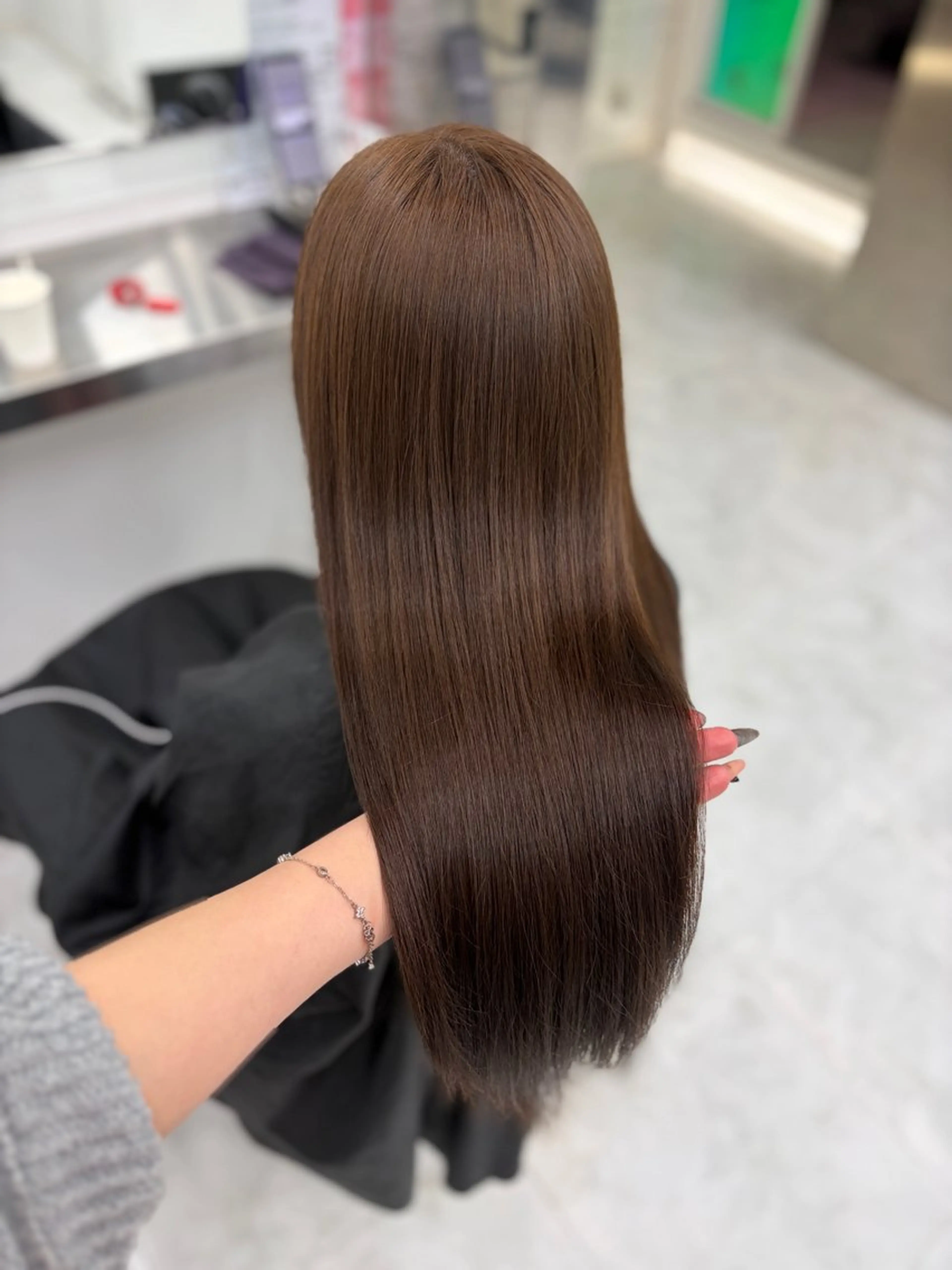 カラー カット ヘアカラー トリートメント ヘアセット 透明感うる艶カラー 🤍MANAMIのヘアスタイル