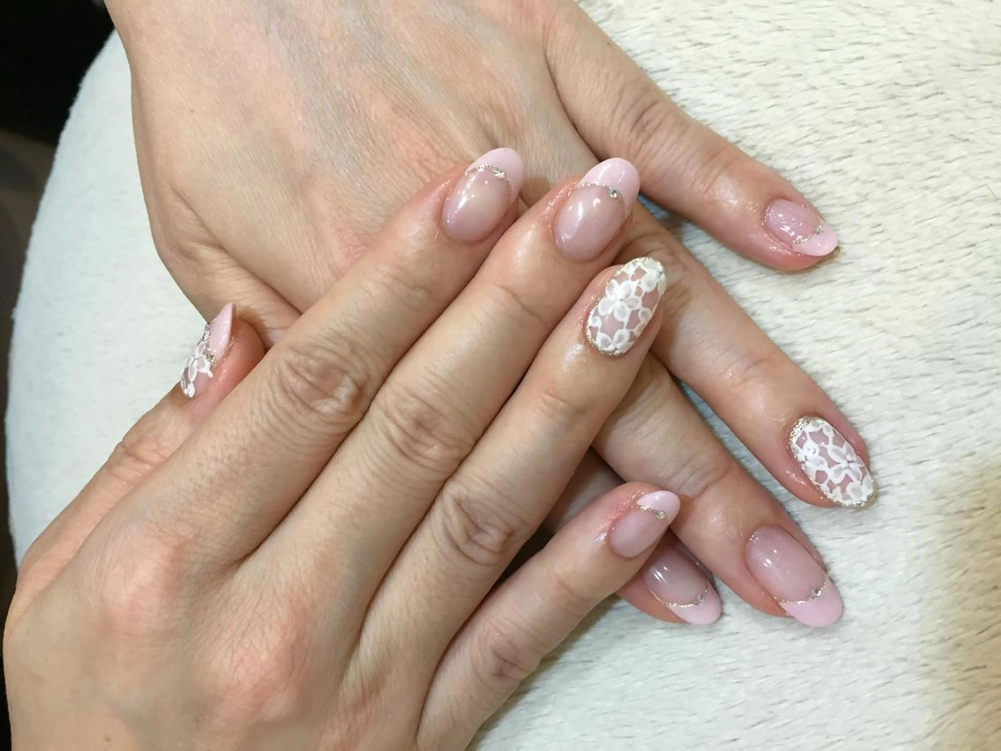 ネイル ブライダルネイル ハンドネイル ハンドケア LAZO所属・あおやぎ ゆきこのネイルデザイン