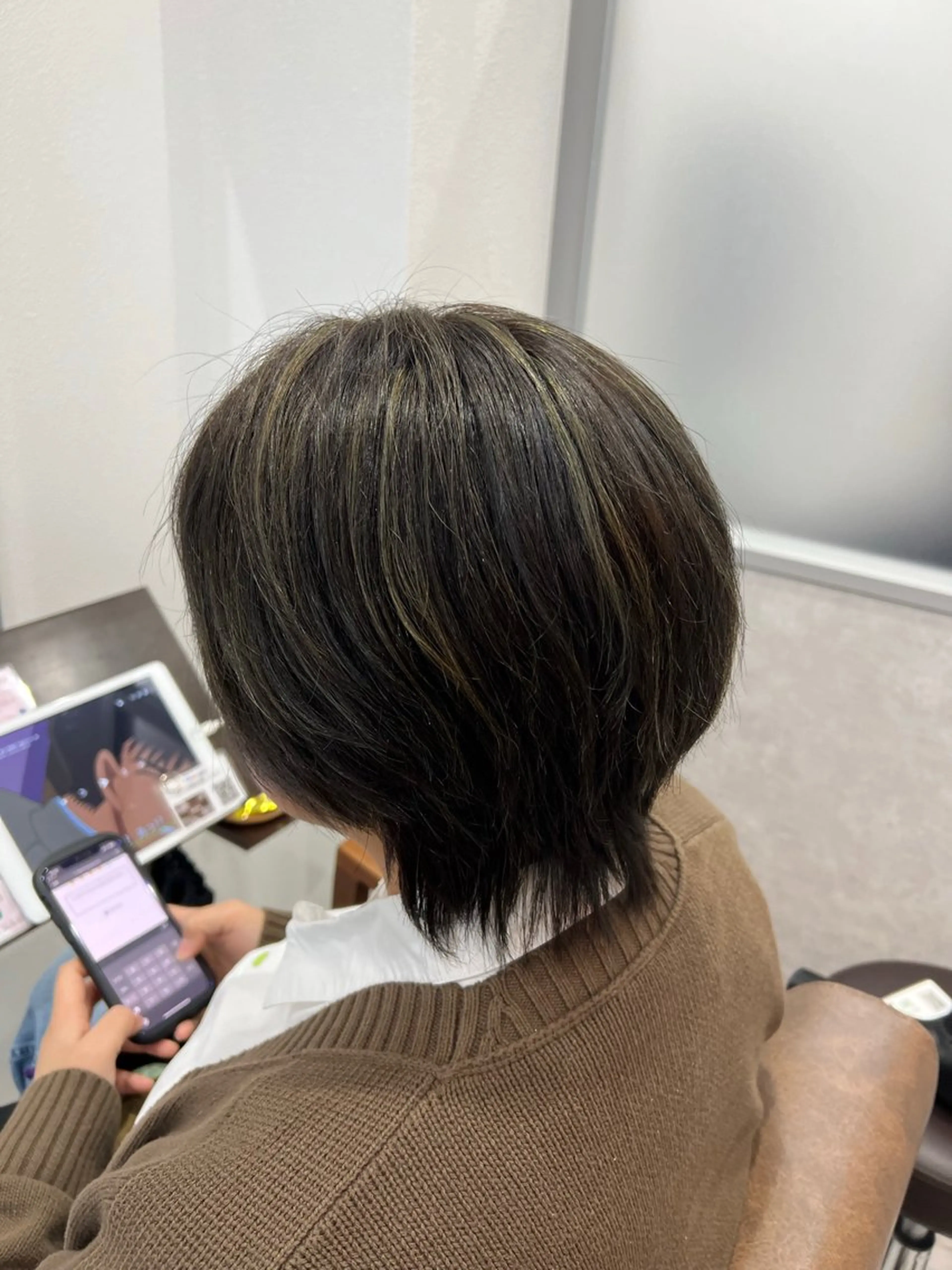 ショート ハイライト ウルフカット studio HEAP 辻堂 髪質改善サロン所属・美髪矯正/髪質改善 🌼 原田 愛弓のヘアスタイル