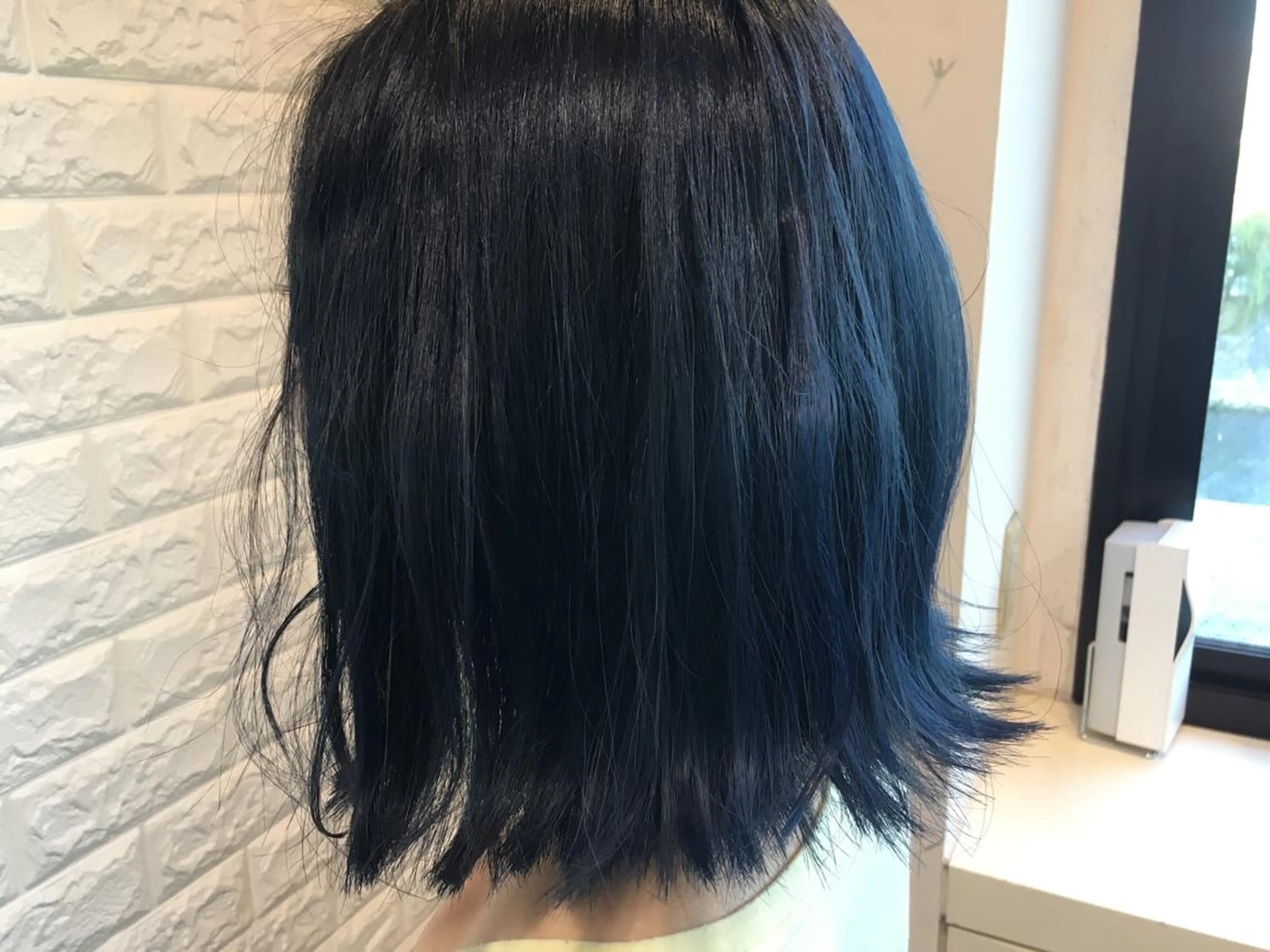 ミディアム カラー ヘアアレンジ ブルーカラー ブルージュ 🌿‬ ܸAir 透明感🌱西村知佳のヘアスタイル