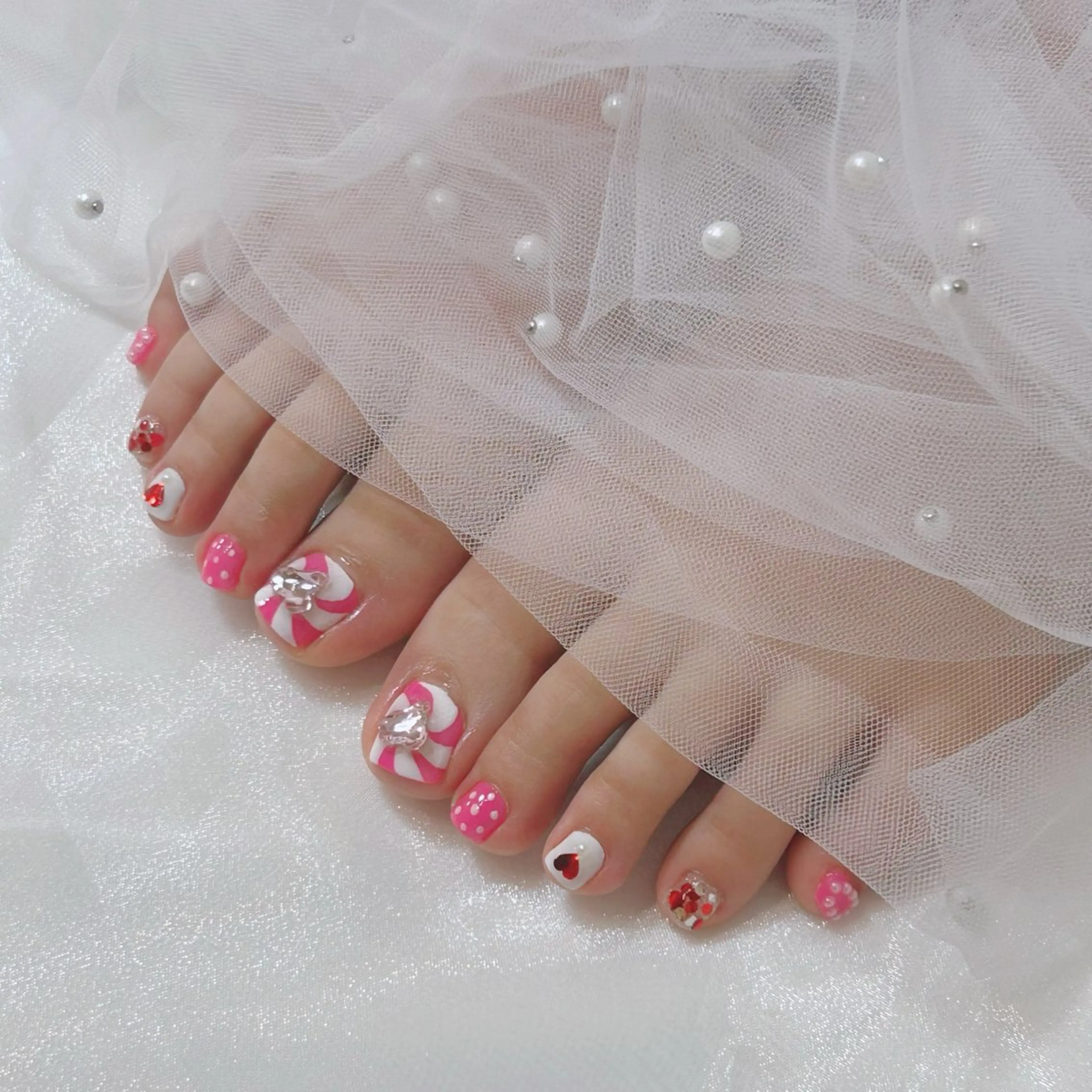 フットオフ込み　持ち込みアートフリー（デザイン画像を事前にお送り下さい）通常料金13750円→ミニモ限定6980円の写真