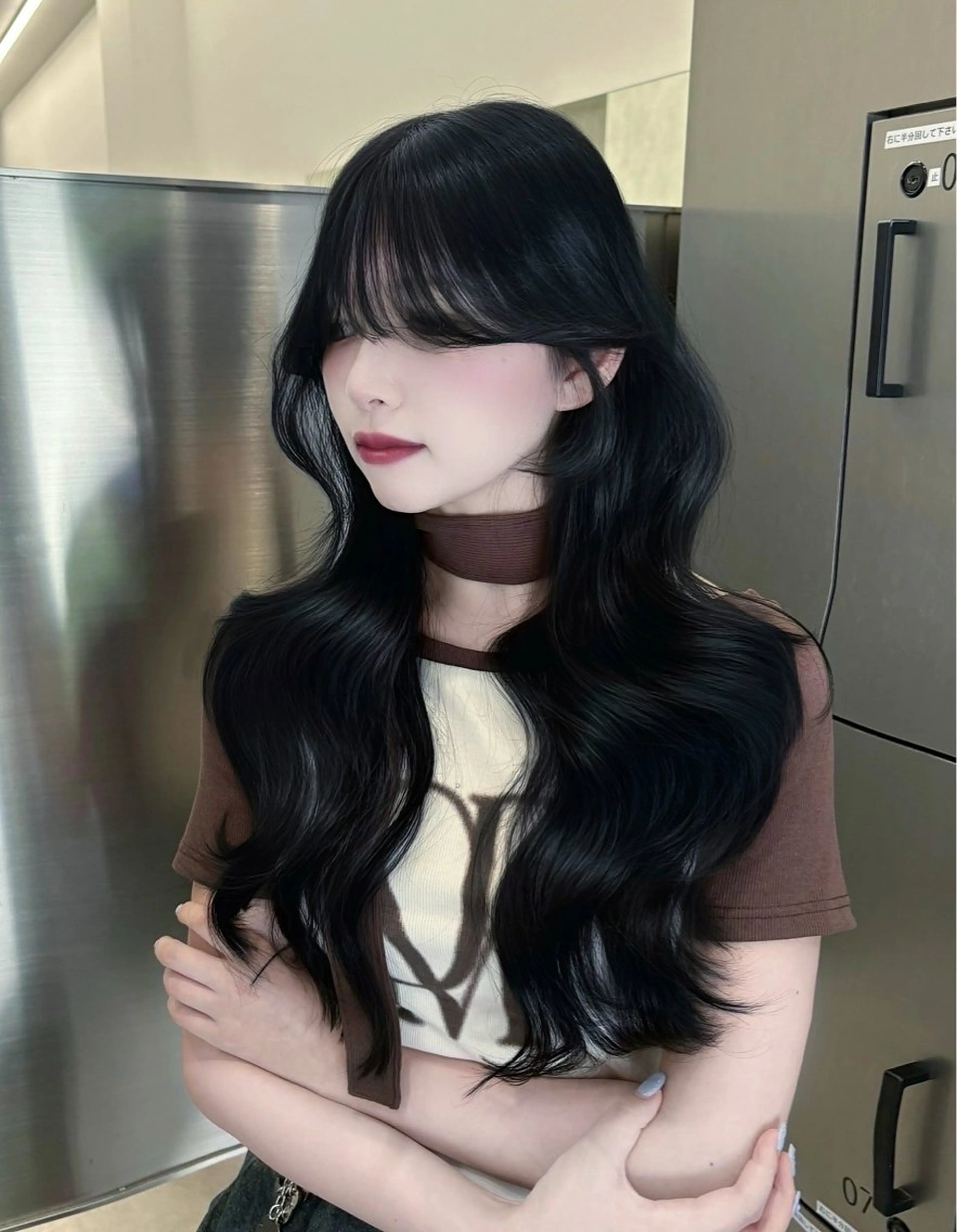 ロング カラー MAEUL NAGOYA所属・⛓ワンホンレイヤー 🥀🖤/あいりのヘアスタイル