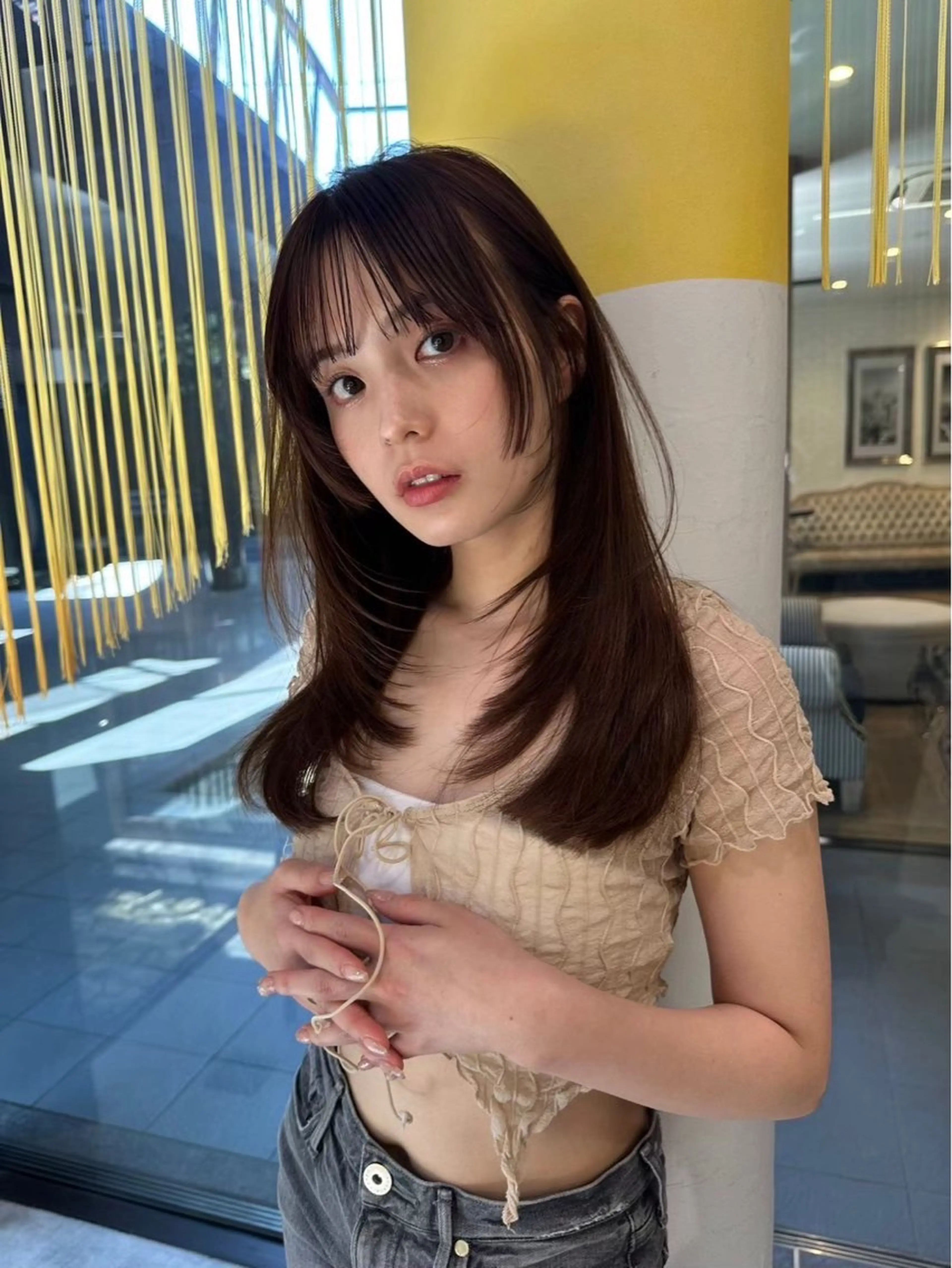 セミロング CITY所属・後藤啓太 レイヤー ハイトーンのヘアスタイル