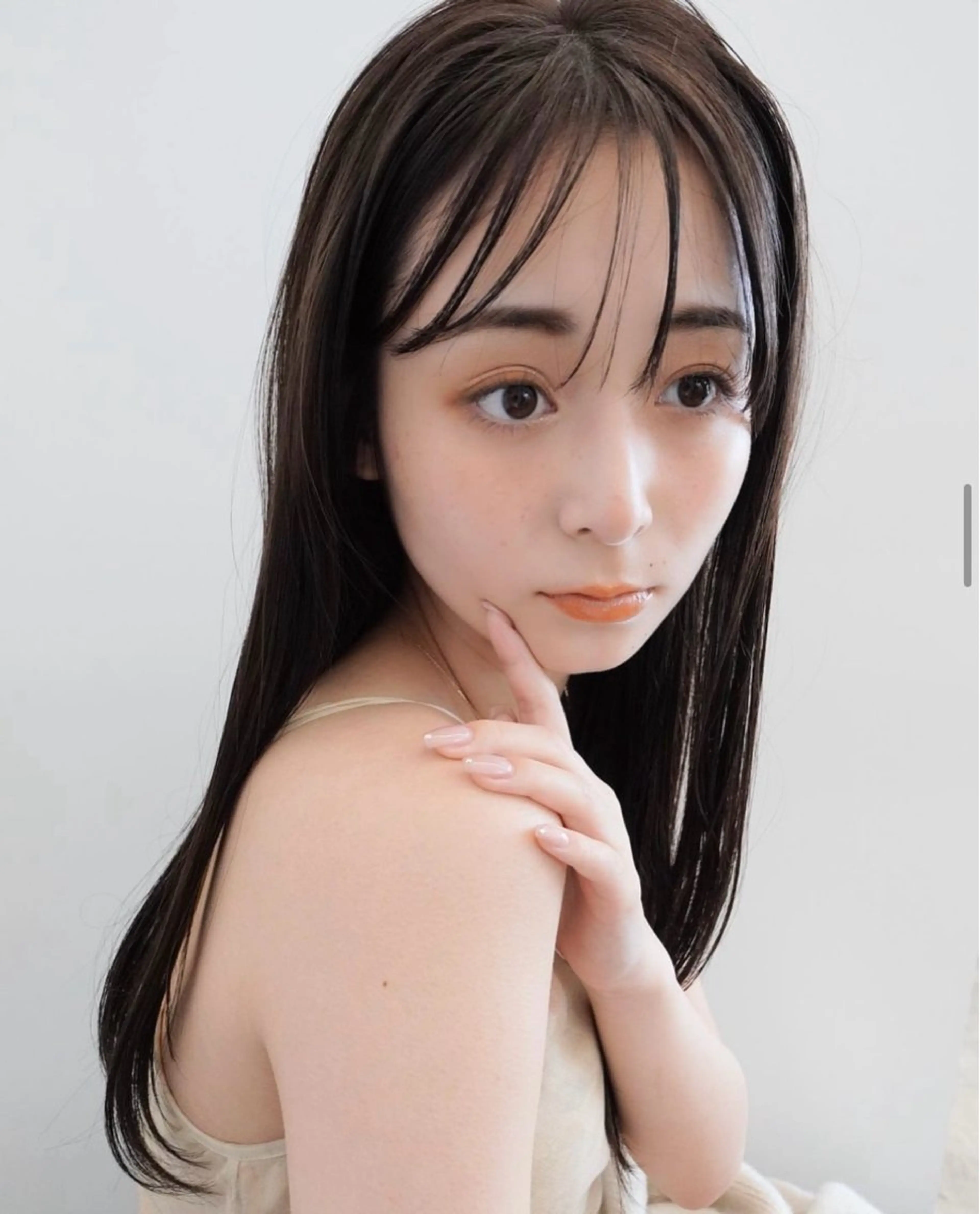 ロング カラー カット ヘアカラー トリートメント 似合わせカット⚪︎ ／フェイスレイヤーのヘアスタイル