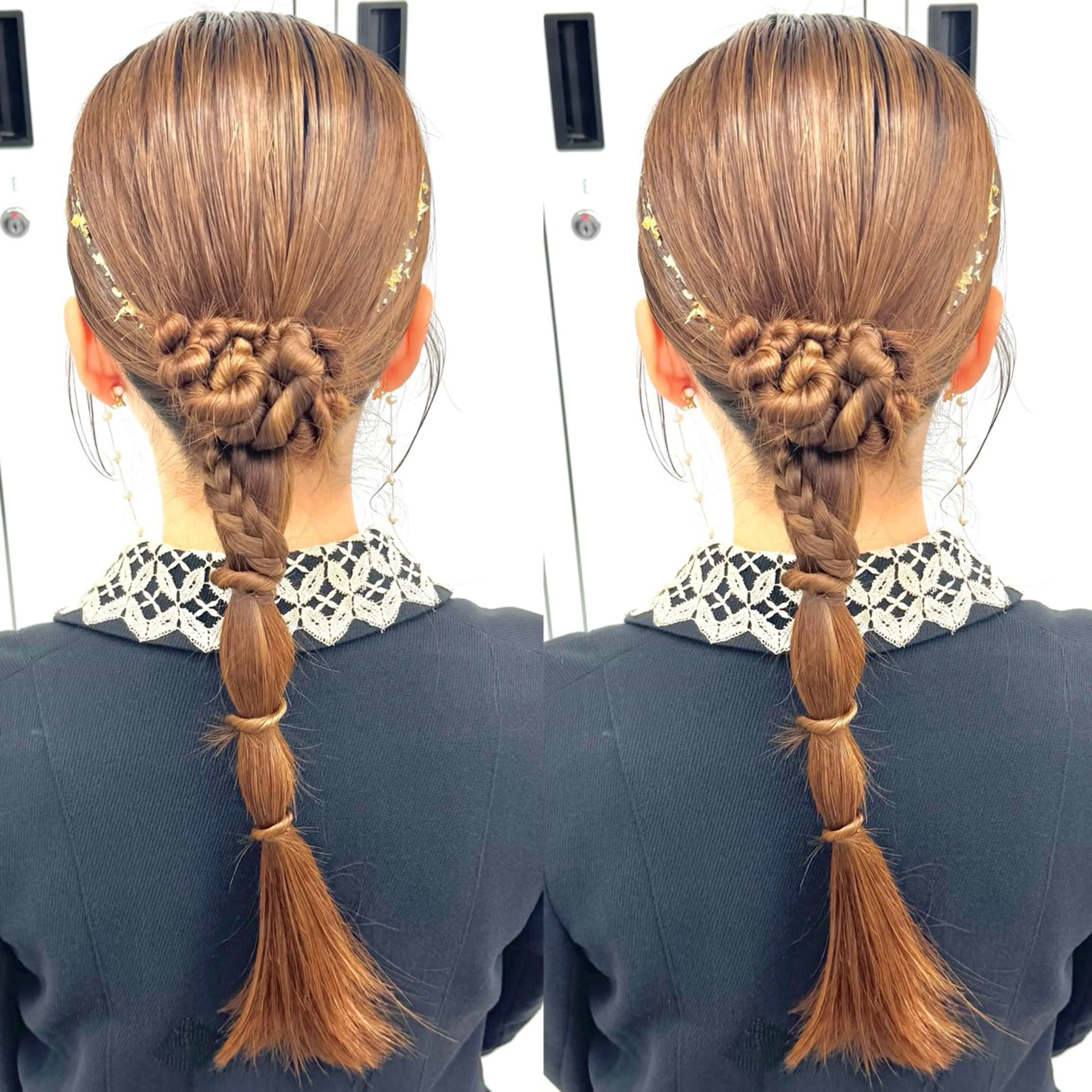 ロング ヘアアレンジ ヘアセット ヘアメ🎀推しカラー 🥣横浜/しほ🧸のヘアスタイル