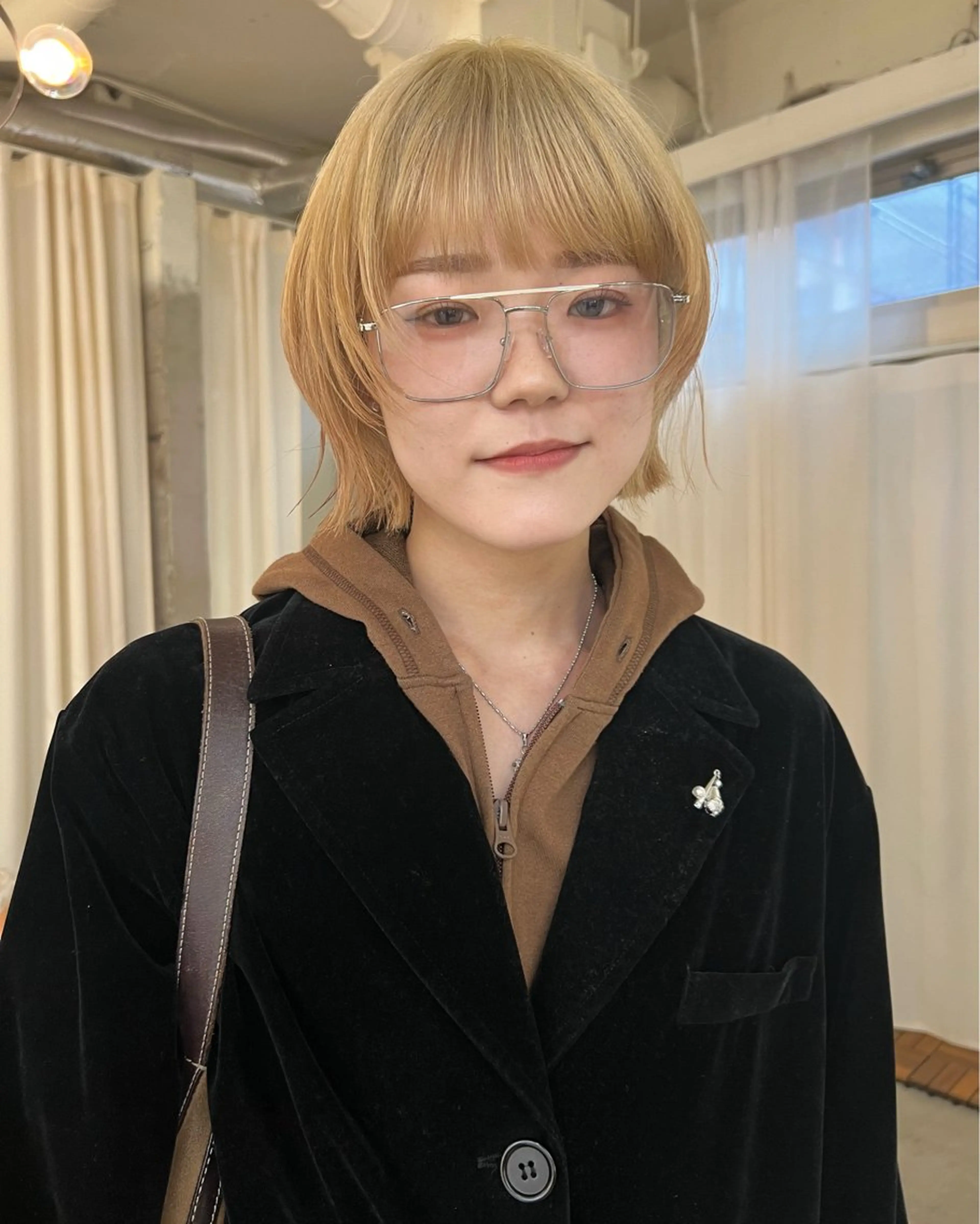 ショート カラー カット ヘアカラー haco＋所属・圧倒的デザイン力 店長🎨RENAのヘアスタイル