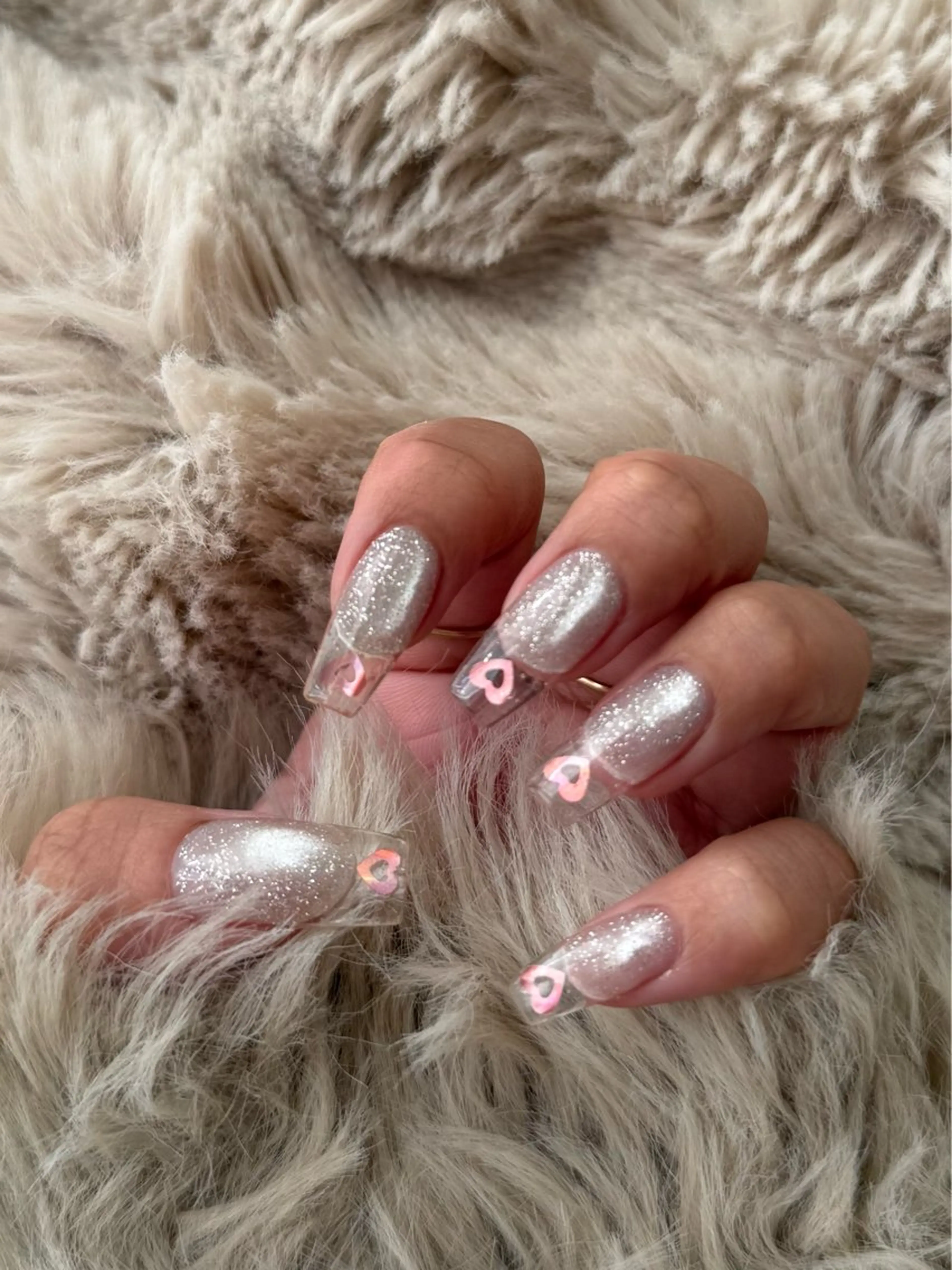 【先端クリア埋め込みフレンチ】の写真