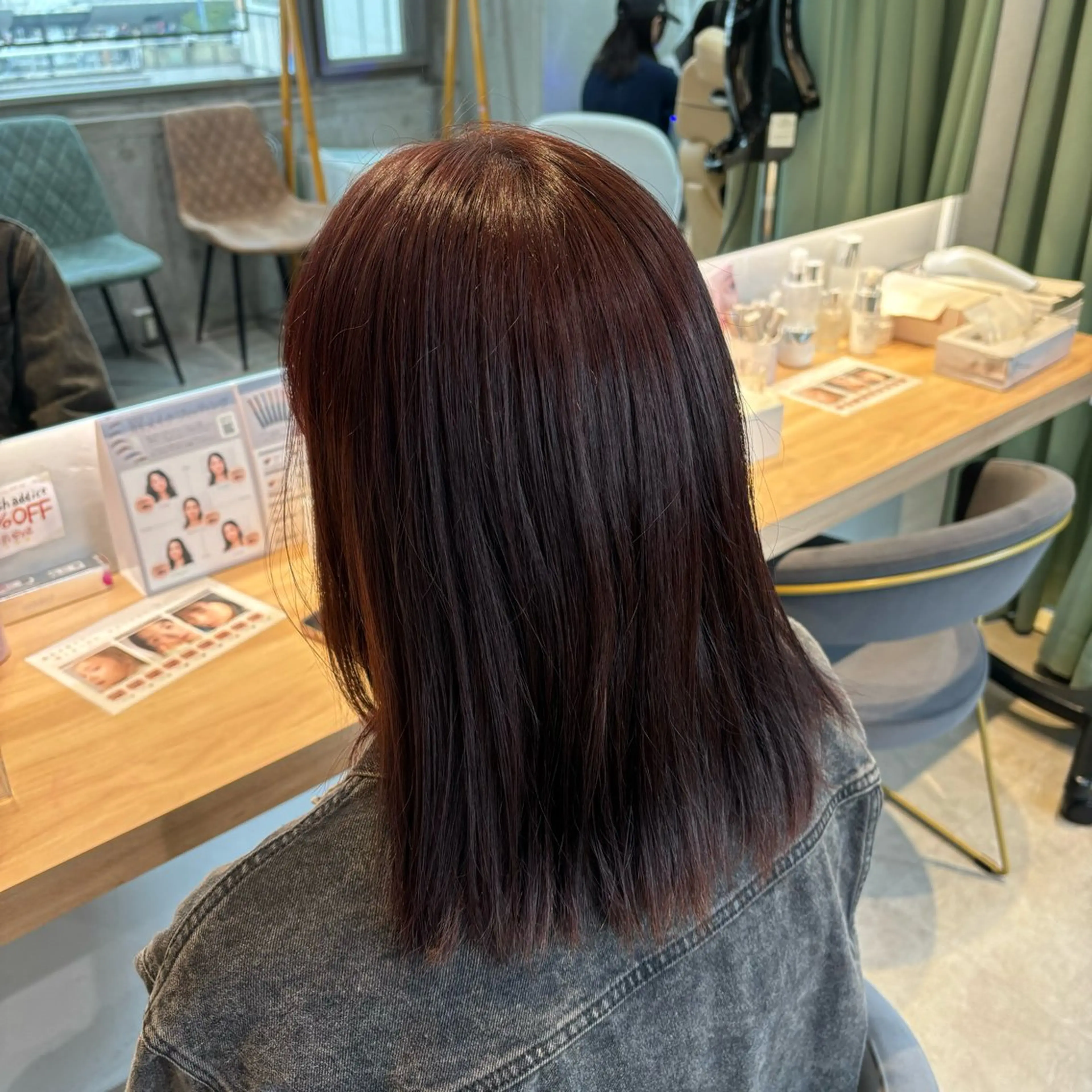 カラー りあの🎀 /暖色カラー🍒のヘアスタイル