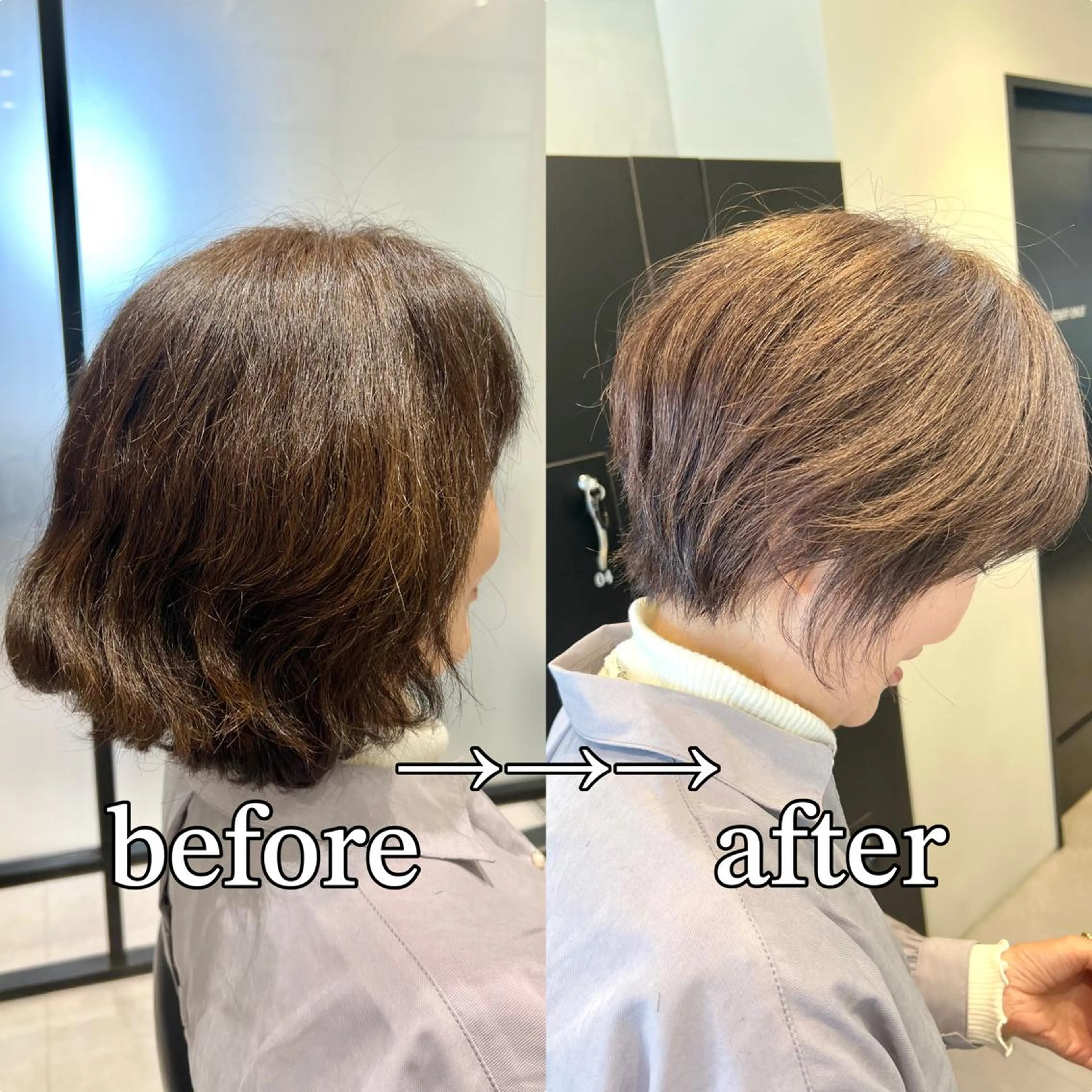 ショート ショートボブ／川崎 子安健太のヘアスタイル