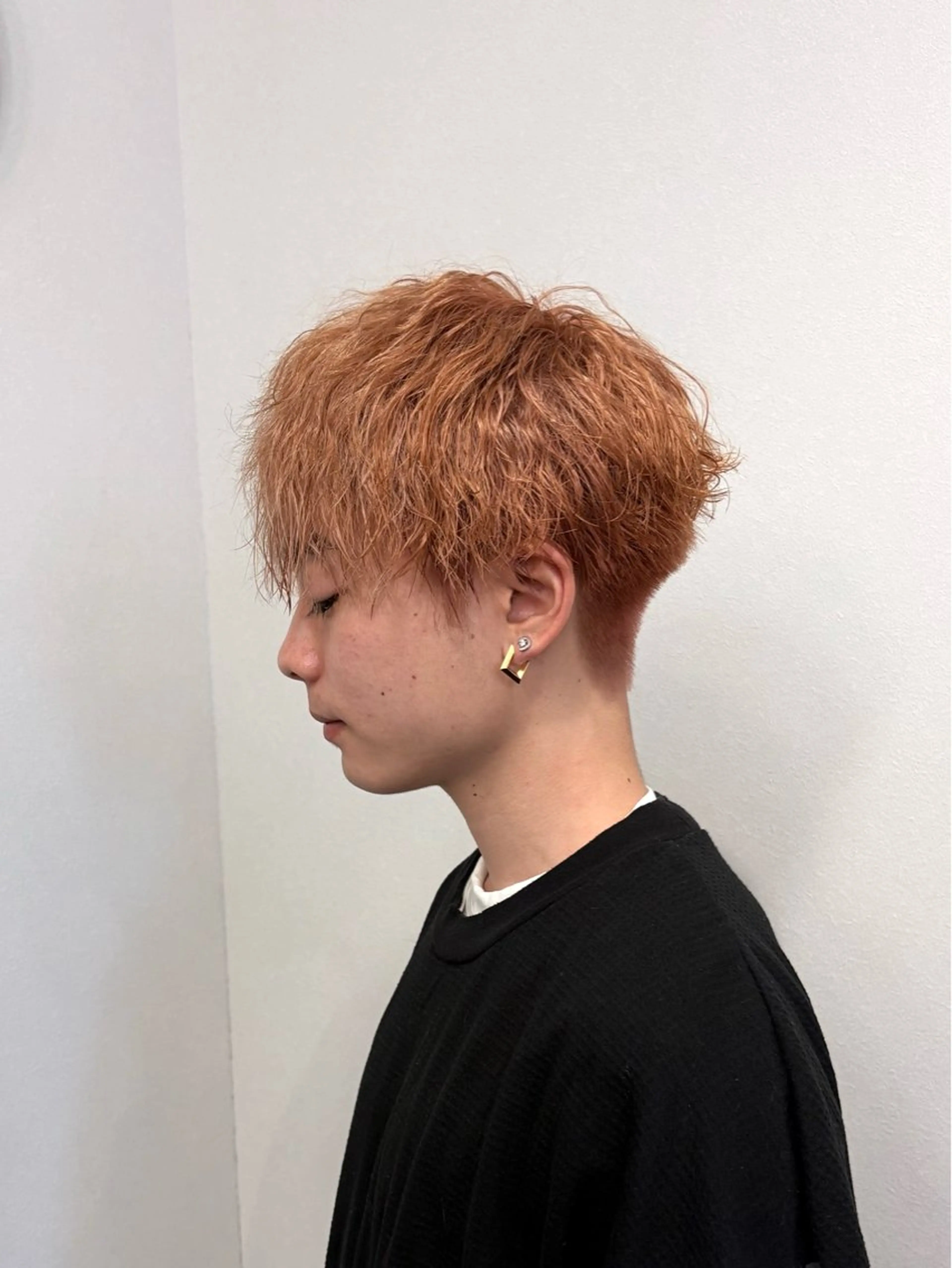 カラー パーマ メンズ セジールヘアメゾン所属・韓国レイヤー/透明感 カラー🐈曾根高のヘアスタイル