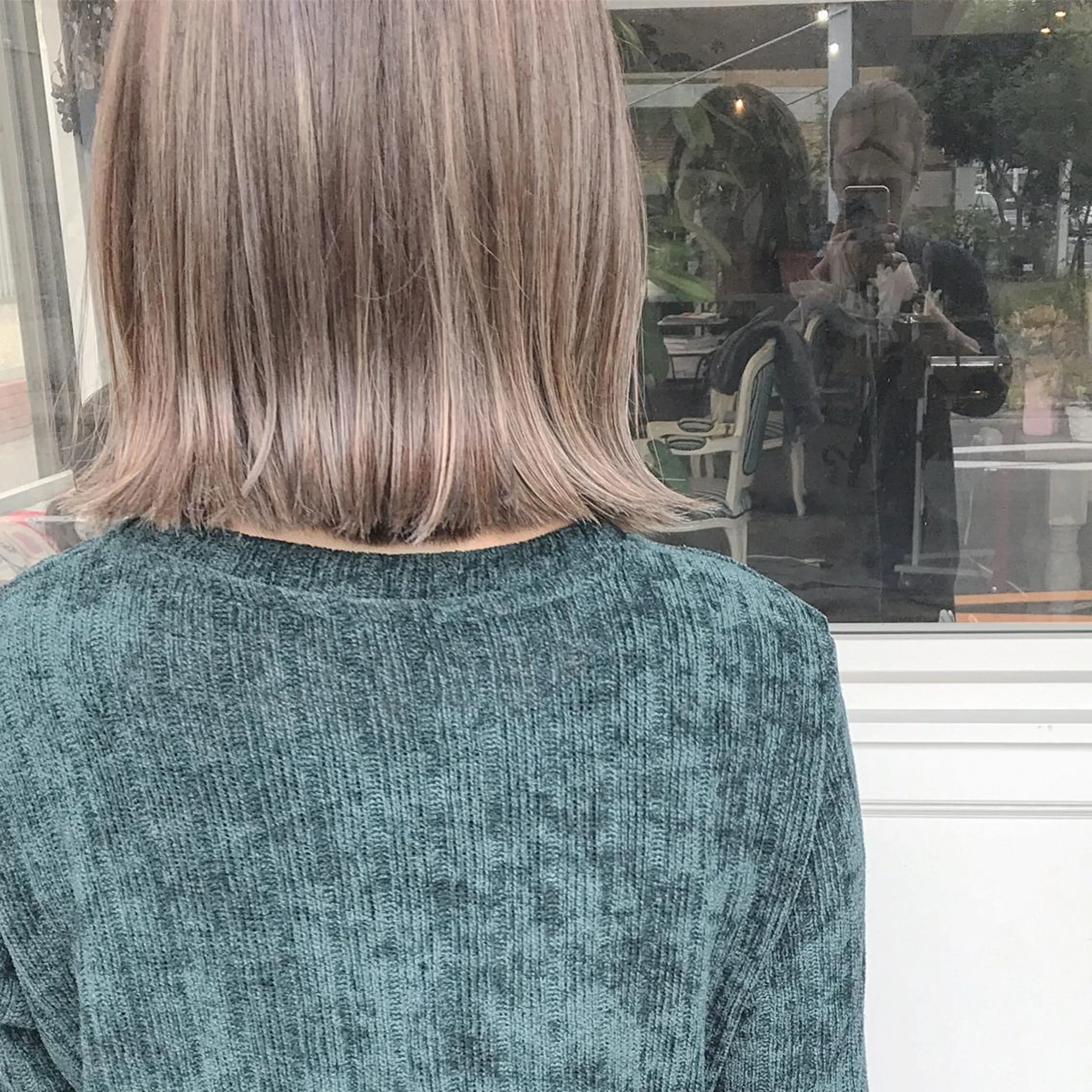 ショート カラー ヘアアレンジ ベージュカラー ブリーチ グラデーションカラー ハイライトカラー ハイライト Mariana/ 鶴原-ハイライトのヘアスタイル