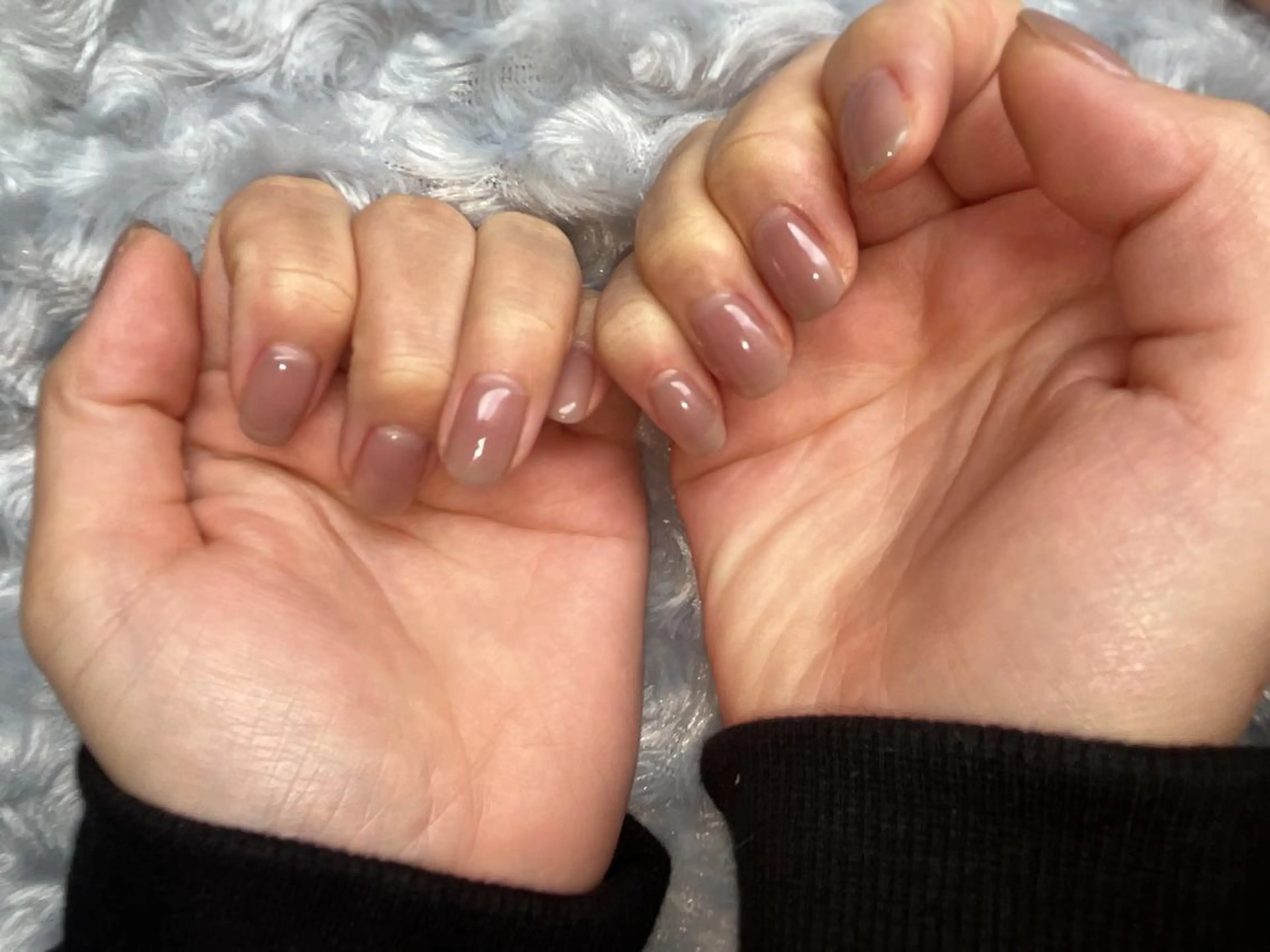 ネイル ジェルネイル ワンカラーネイル パラジェル 上村 未来のネイルデザイン