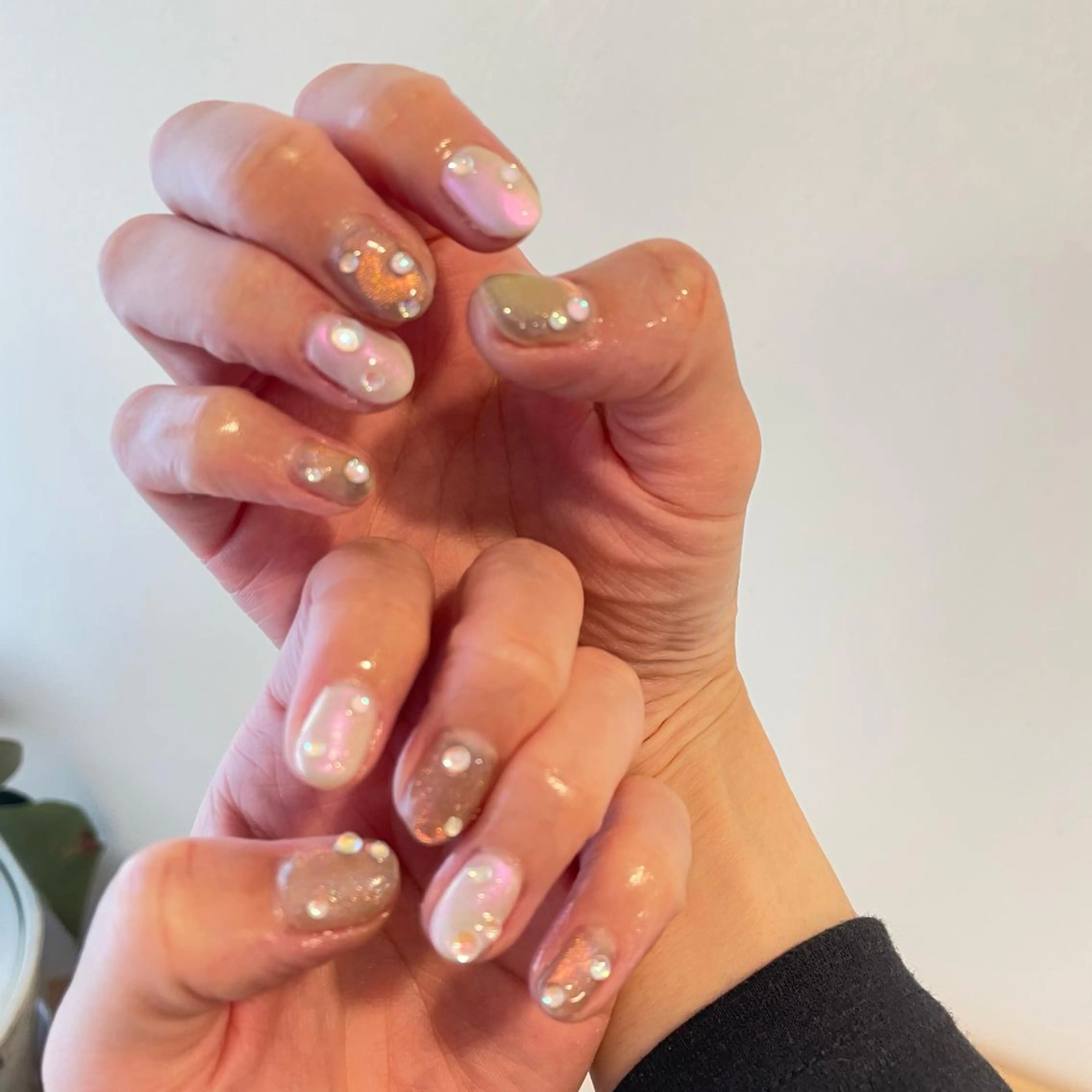 ネイル オーロラネイル ハンドネイル bylaki_ haruka(K)のネイルデザイン