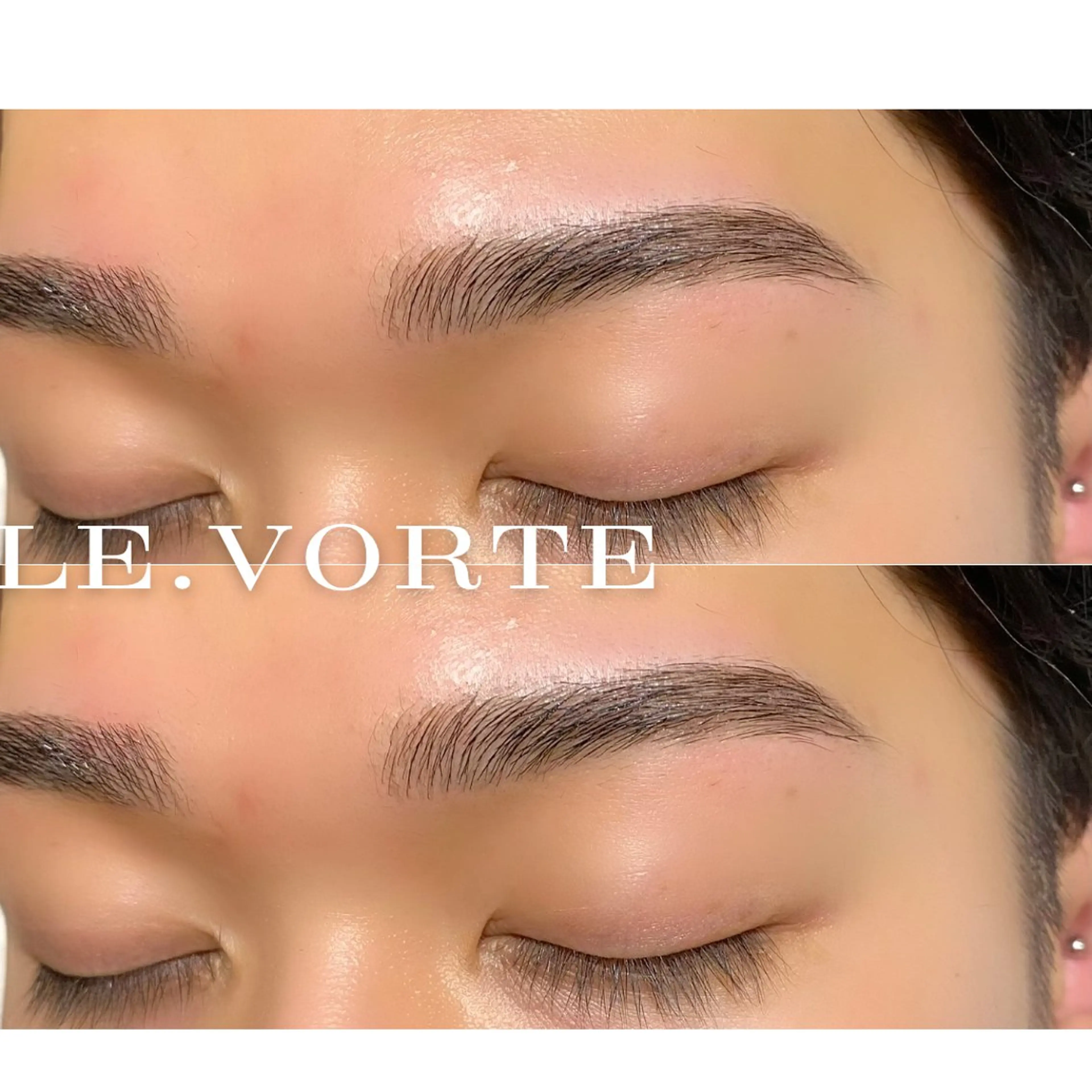 アイブロウ ハリウッドブロウリフト メンズアイブロウ Nao店長 /ルヴォルテ大須のマツエク・マツパデザイン