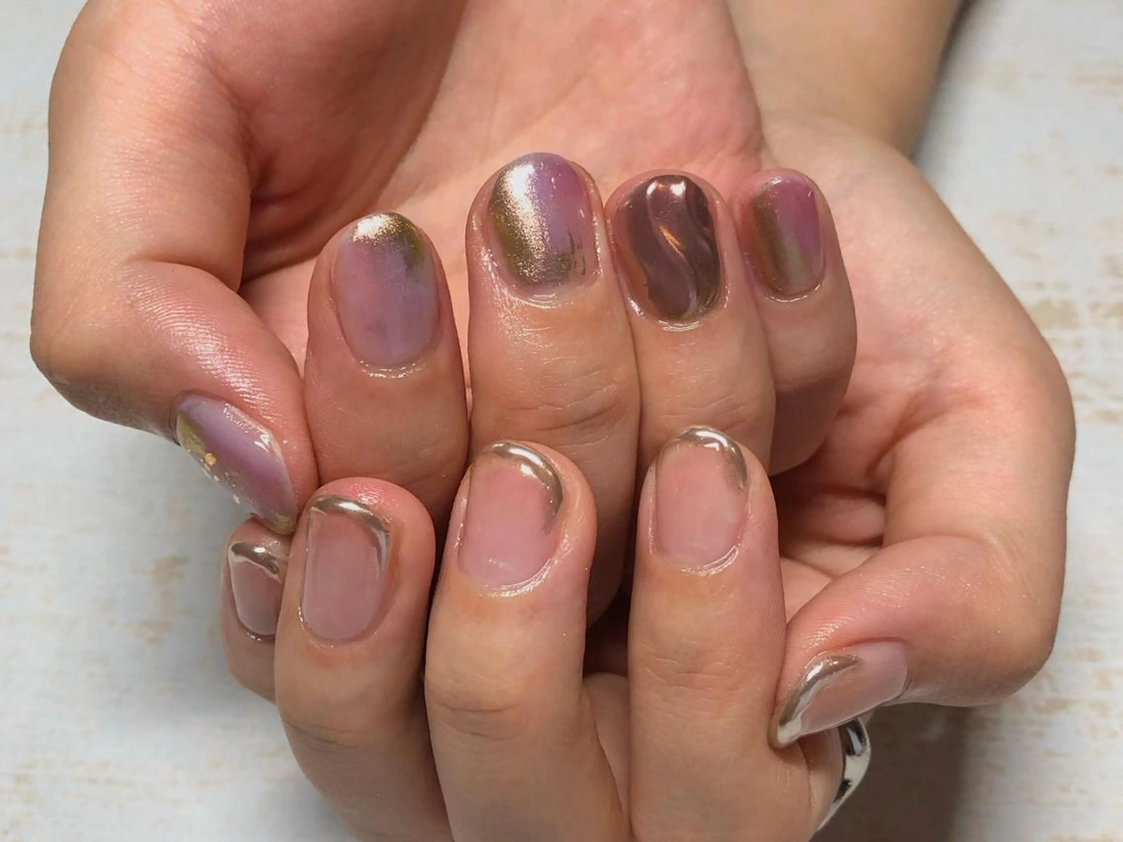 ネイル 𖡼 yumenoのネイルデザイン