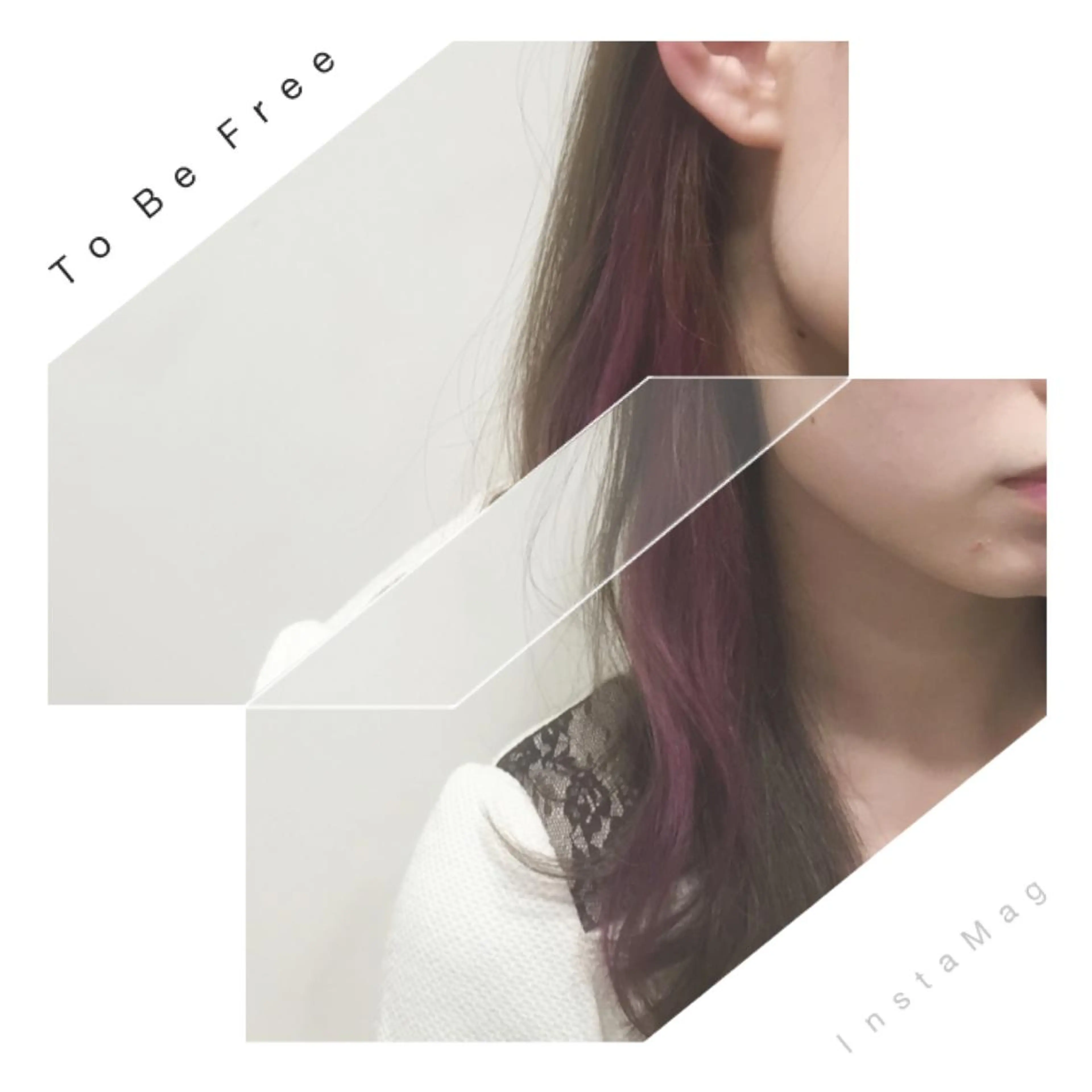 セミロング カラー イヤリングカラー Hair mission【ヘアーミッション】心斎橋所属・エクステ／レイヤー 落合/心斎橋のヘアスタイル