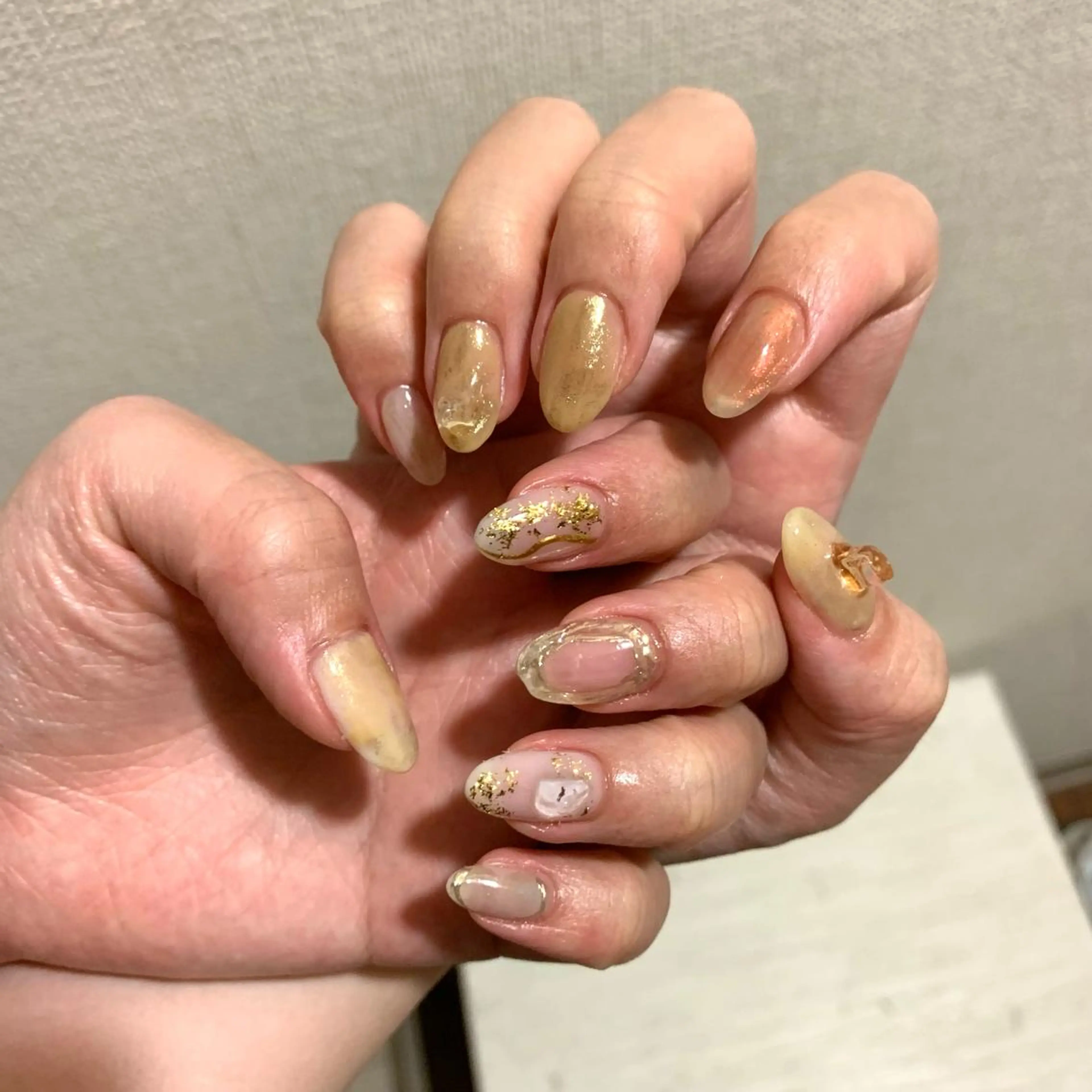 ネイル GO TODAY シェアサロン 表参道Colore店所属・K. Ayanaのネイルデザイン