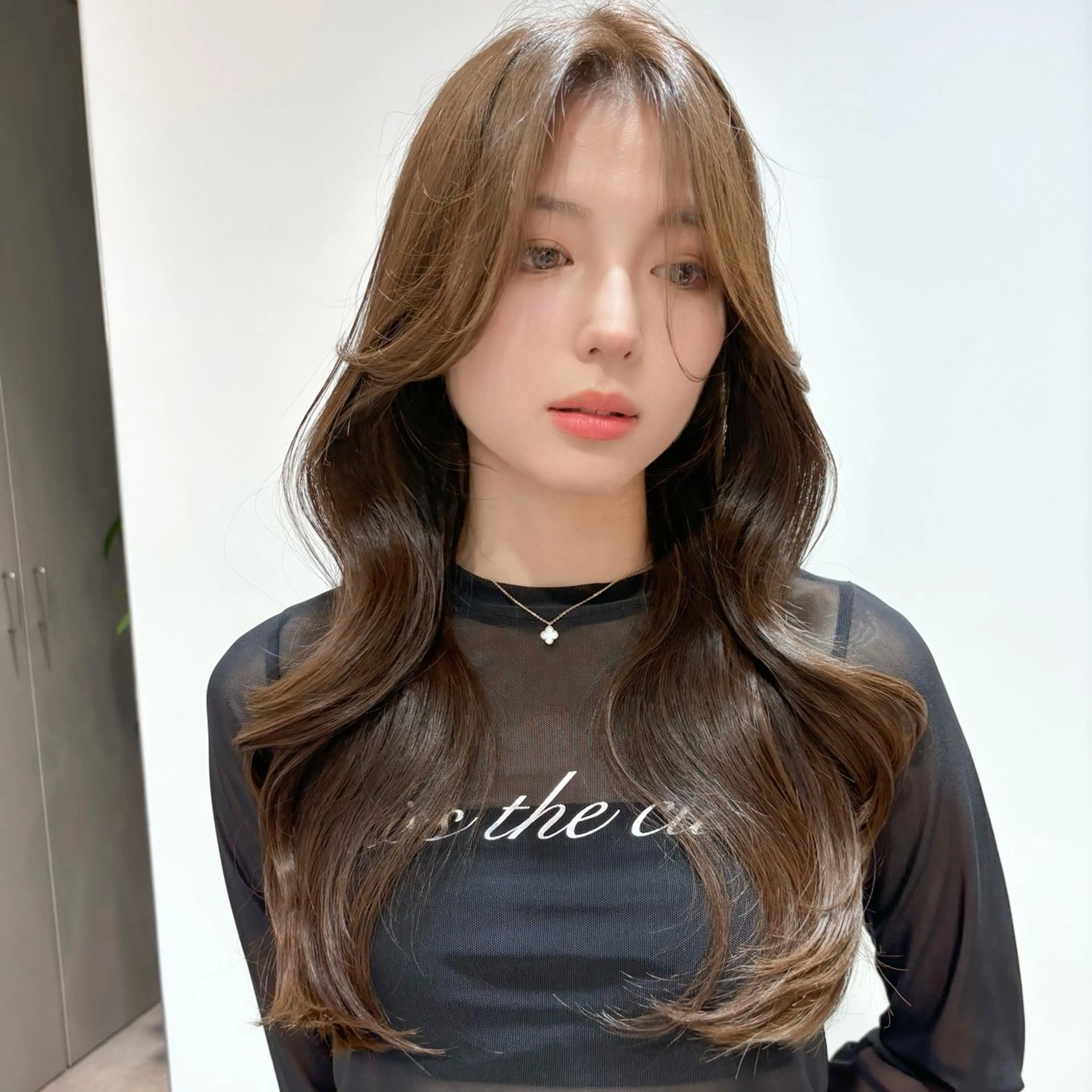 🌱2回目以降🌱韓国レイヤーカット＋カラー＋クイックトリートメント　¥9,200 韓国ヘア/レイヤー/顔まわりの写真