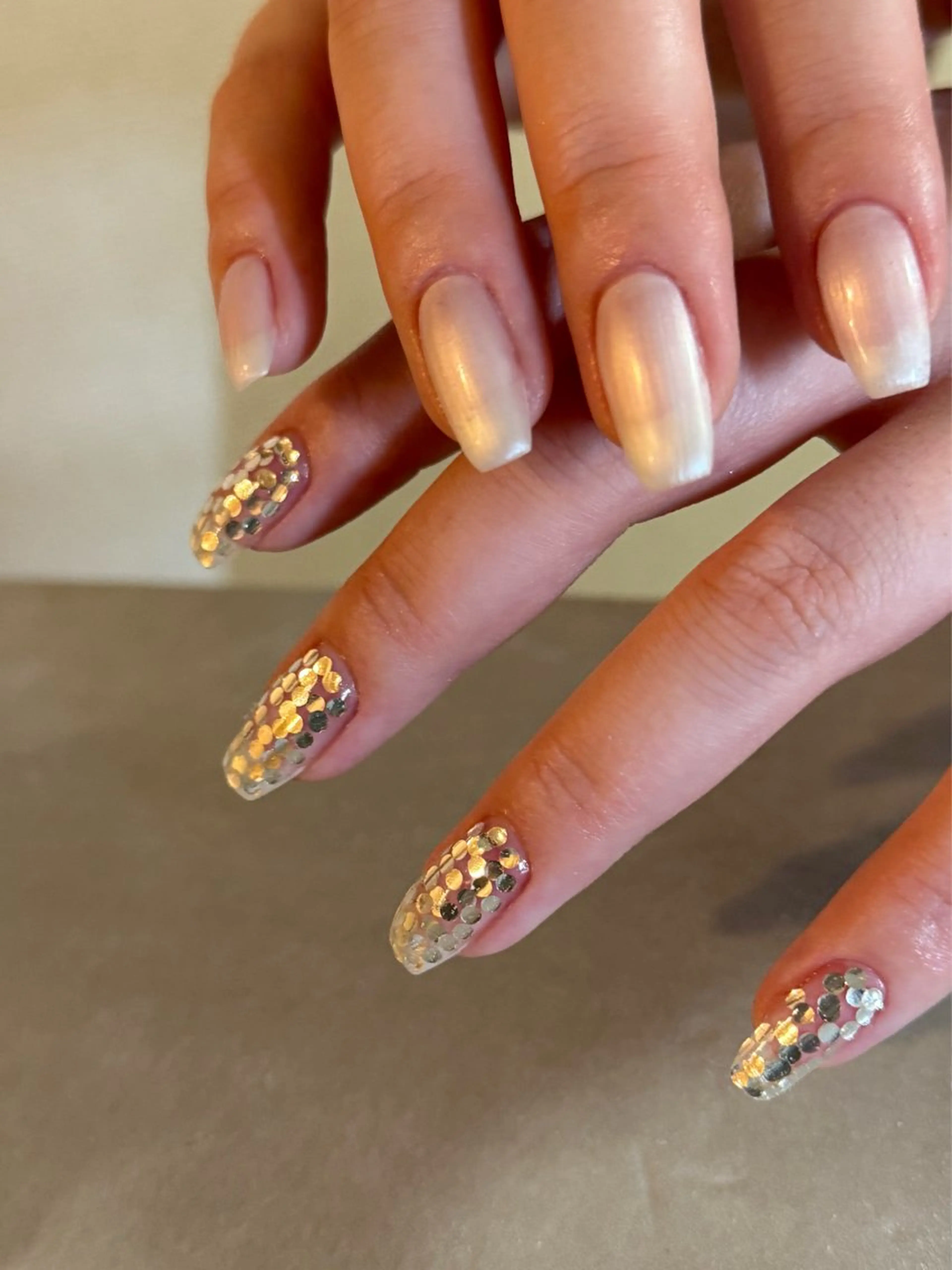 ネイル ミラーネイル Black sheep.所属・Fujimori .のネイルデザイン