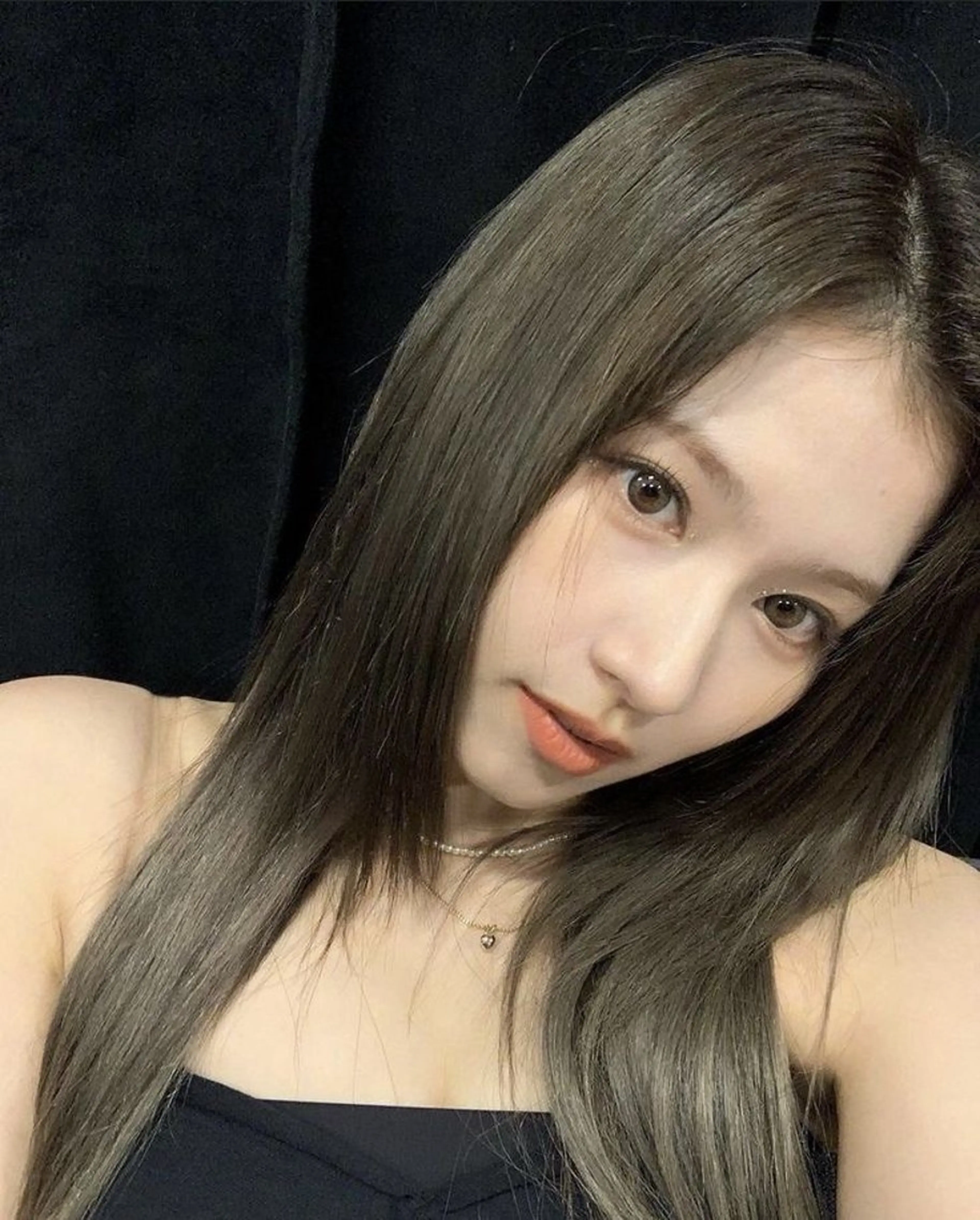 セミロング カラー オリーブカラー nonoka オリーブ/グレージュのヘアスタイル