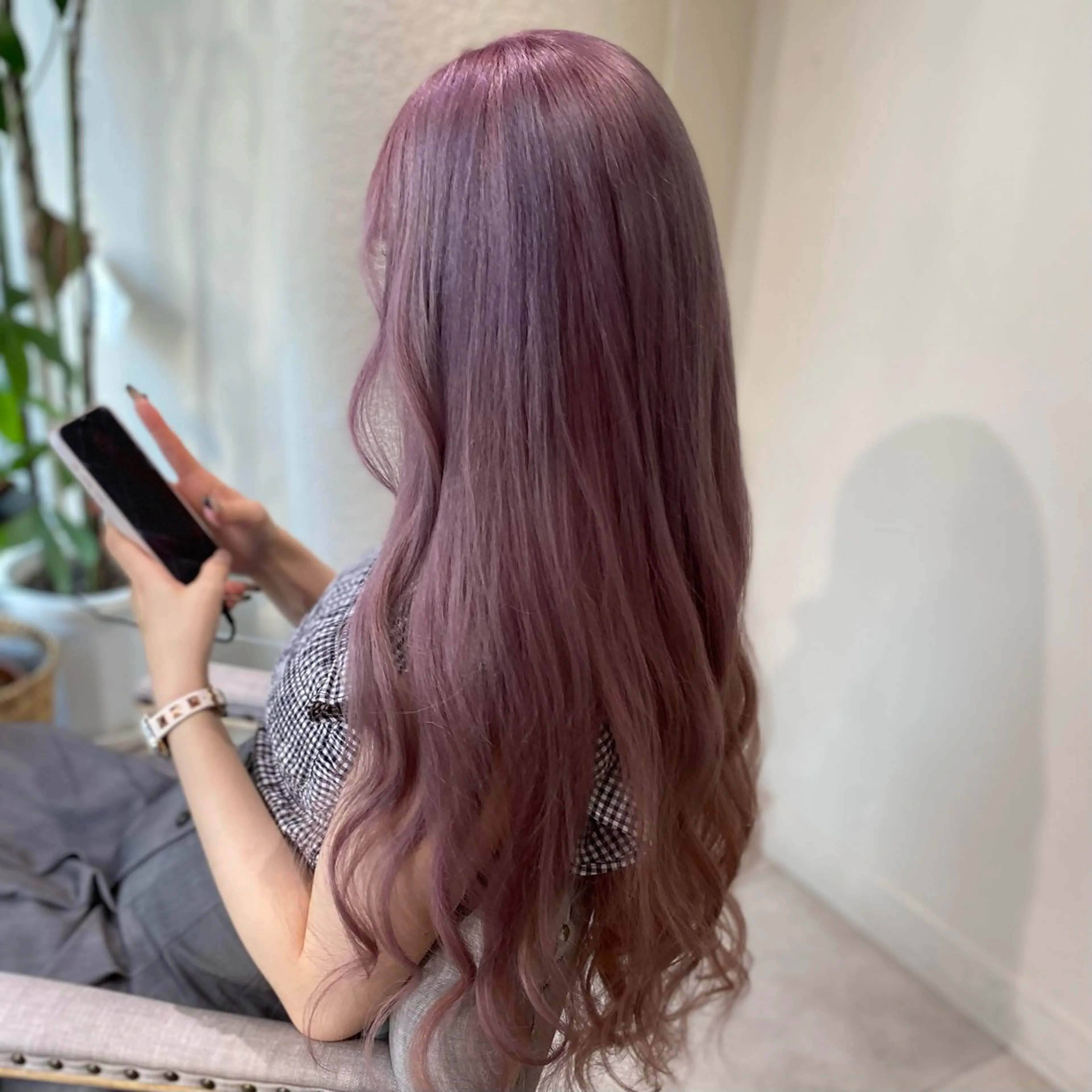 カラー ピンクカラー ヘアカラー トリートメント ハイトーン✨艶髪💘 💘 AYANO💘のヘアスタイル