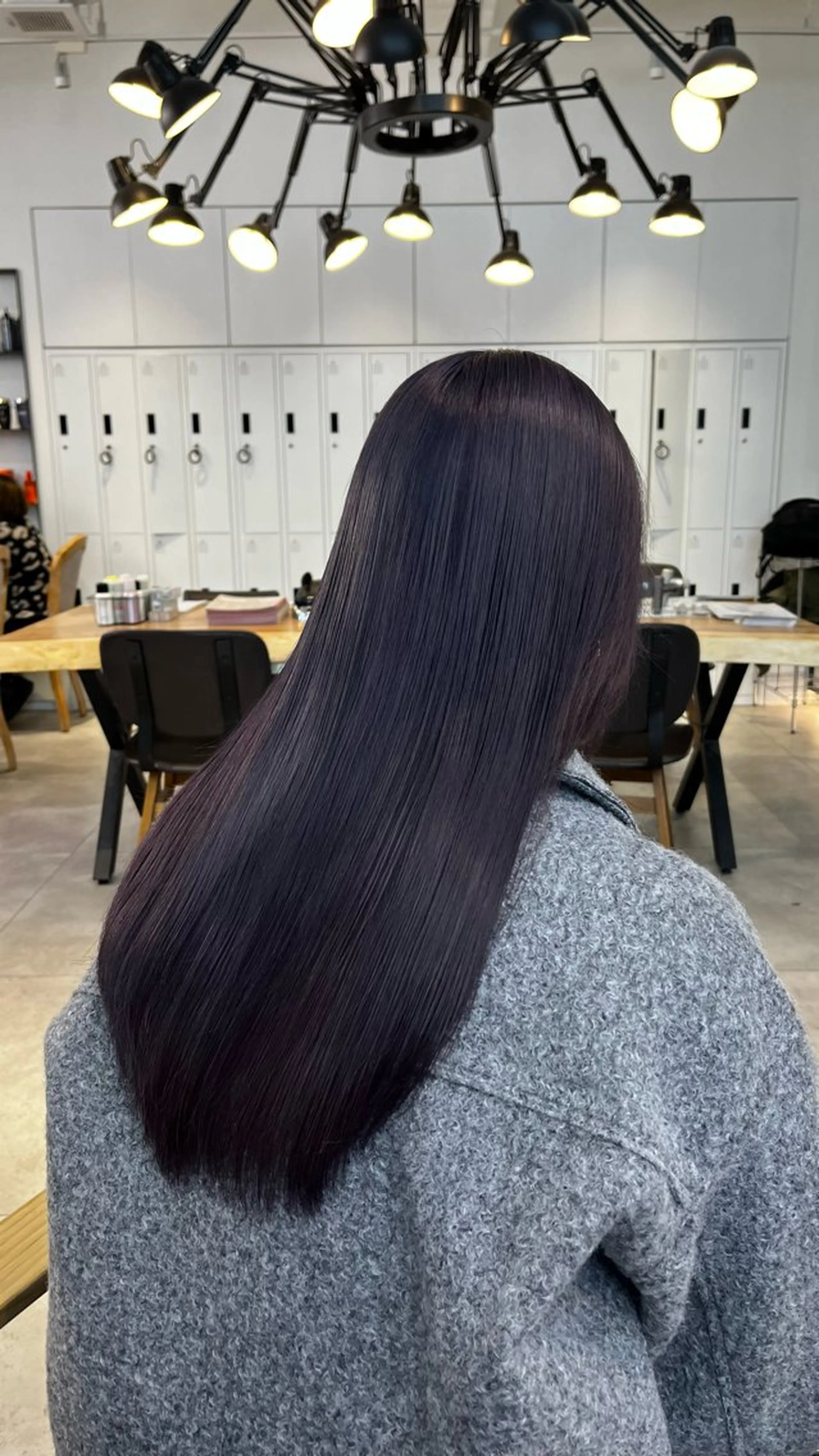 ロング ヘアカラー メンズパーマ/ メッシュ📍ユリのヘアスタイル