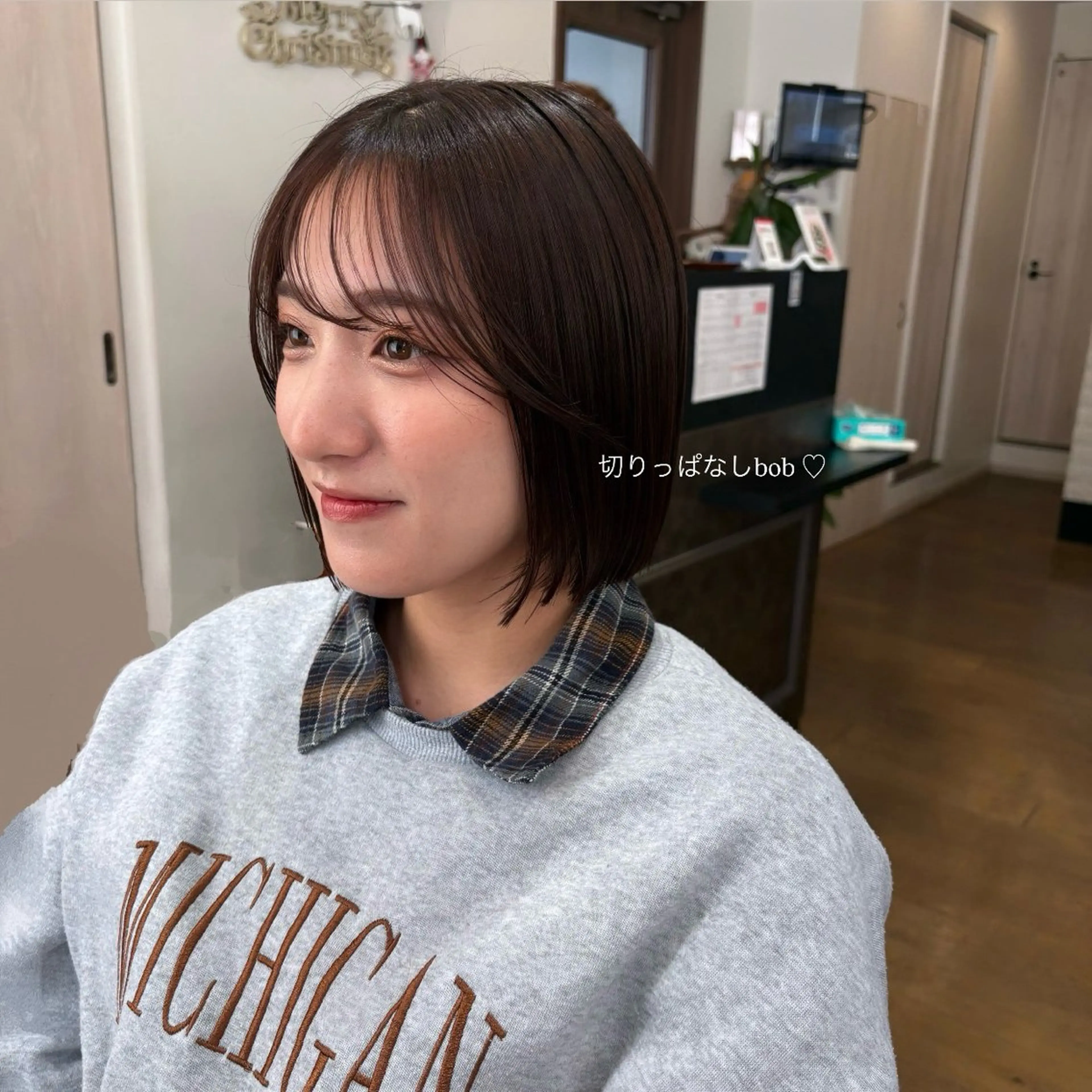 ミディアム カラー ベージュカラー 透明感カラー 🫧 河内 瑠莉  🫧のヘアスタイル