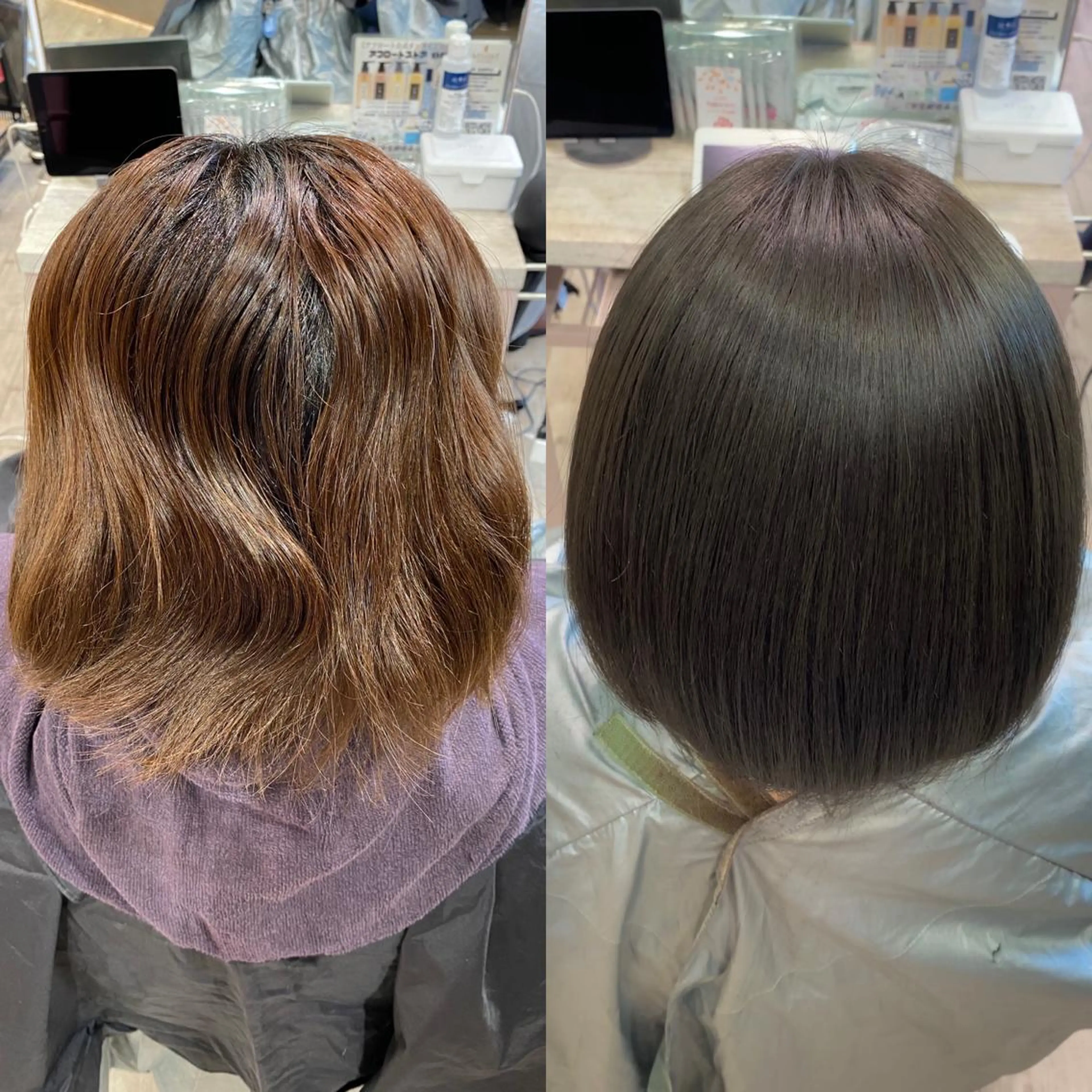 ショート カラー On所属・顔まわりカット🌟 くびれヘア/寺門遥輝のヘアスタイル