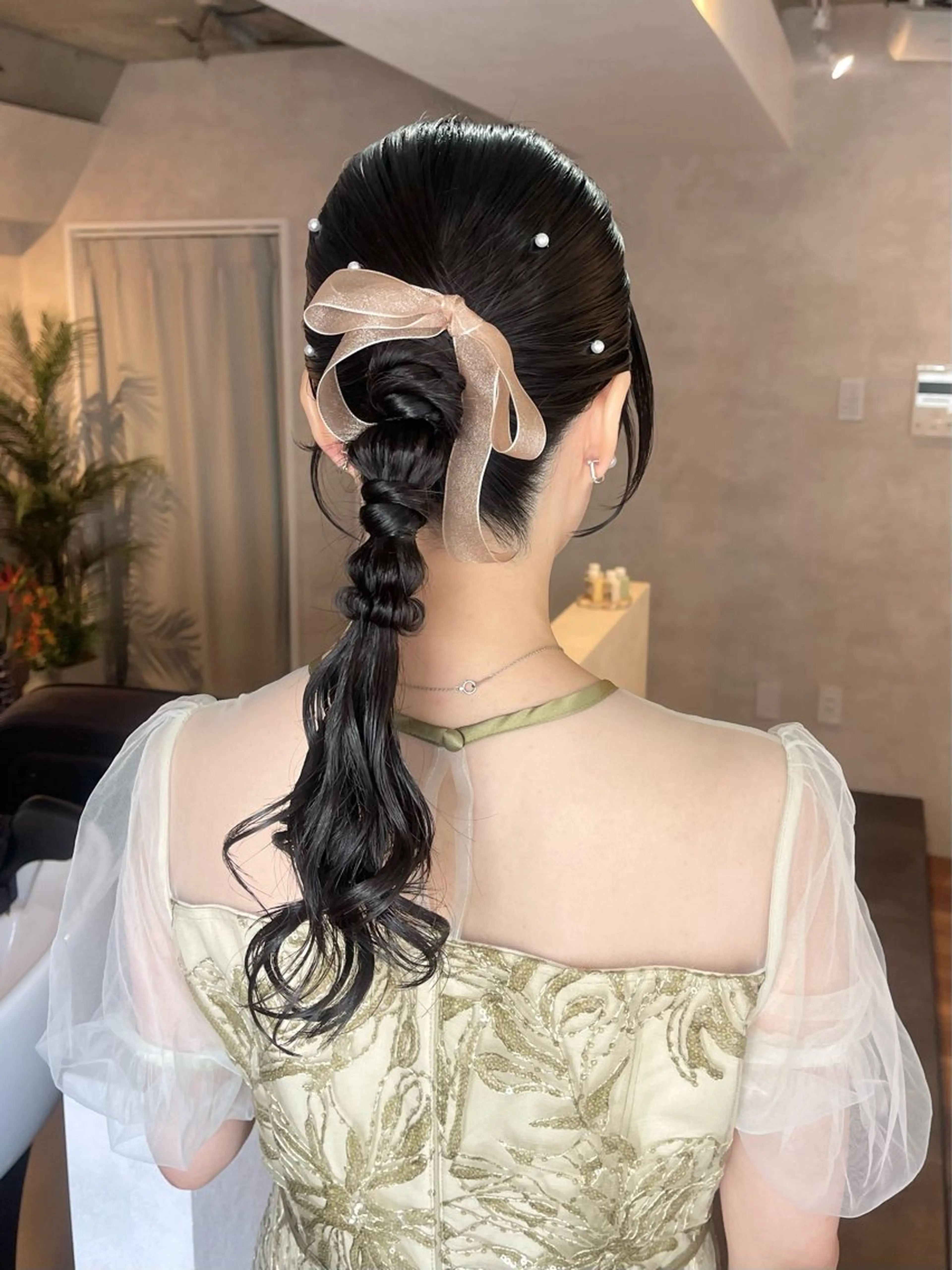 ヘアアレンジ ヘアセット hair design SUN room【サンルーム渋谷】所属・カチモリ/タイト/ ヘアセットyuinaのヘアスタイル