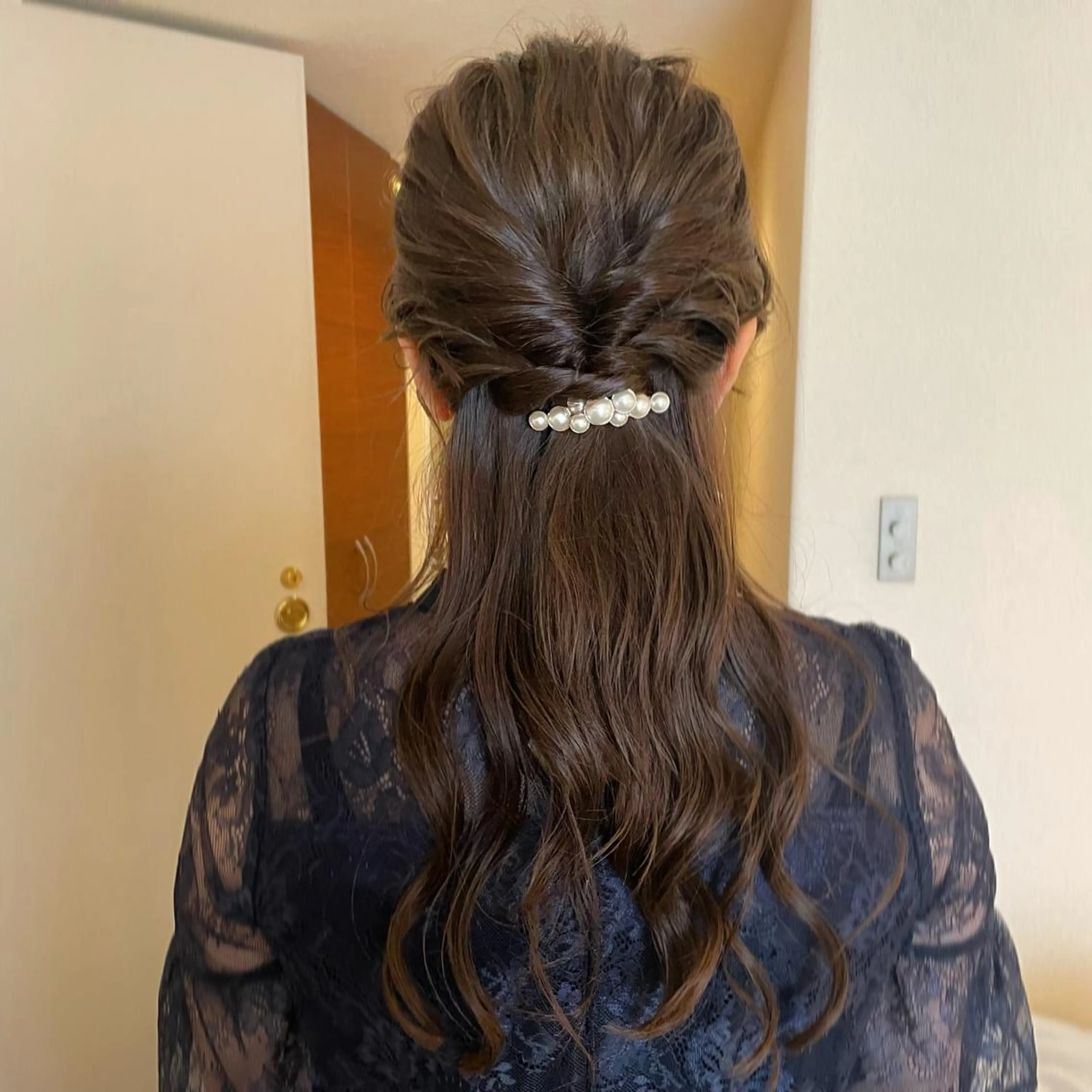 ロング ヘアアレンジ ハーフアップ T Ayaのヘアスタイル