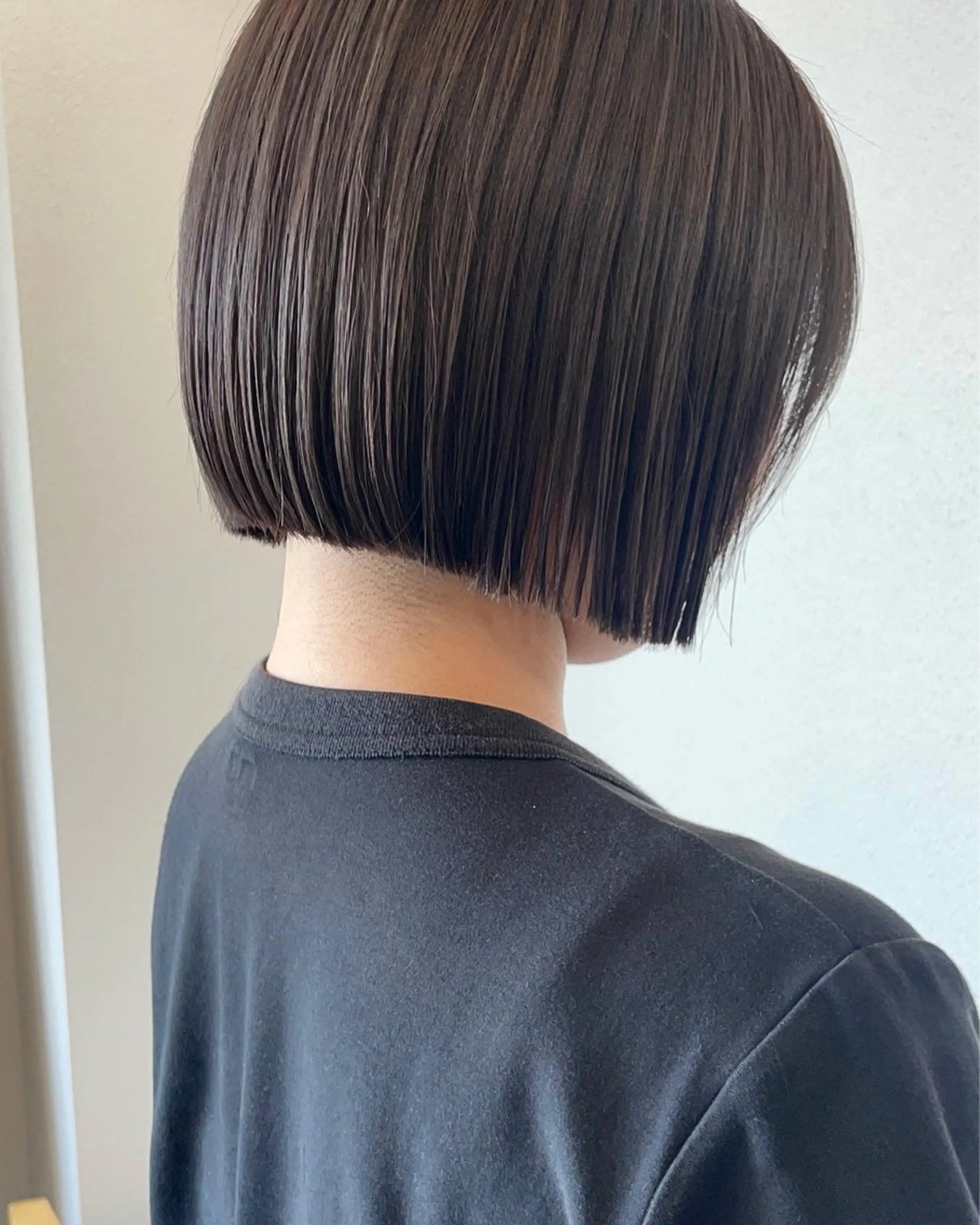 ショート ボブ カット 縮毛矯正 ボブ/髪質改善/ soiナカジママドリのヘアスタイル