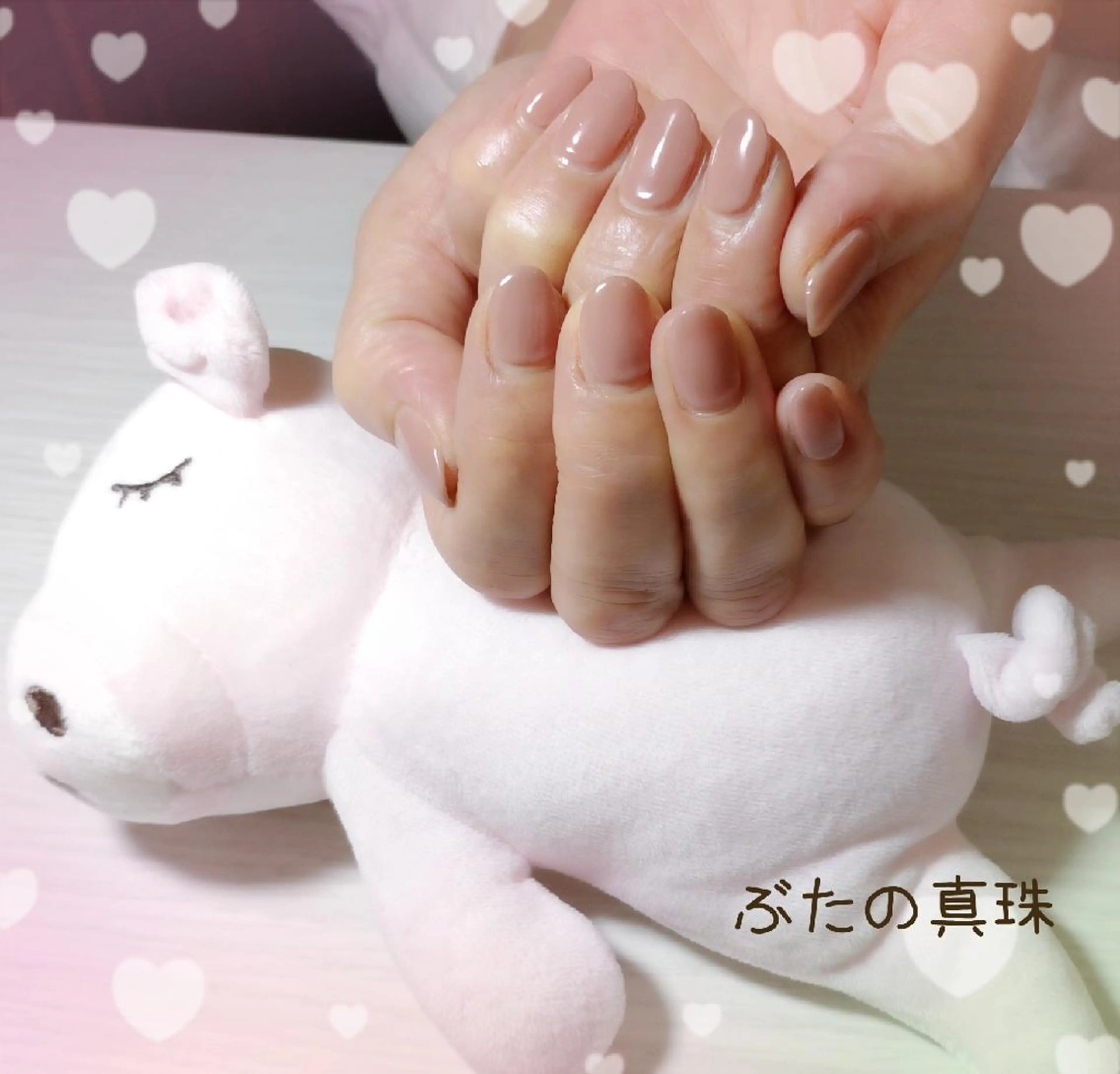 ネイル ワンカラーネイル ハンドネイル 林 珠里のネイルデザイン