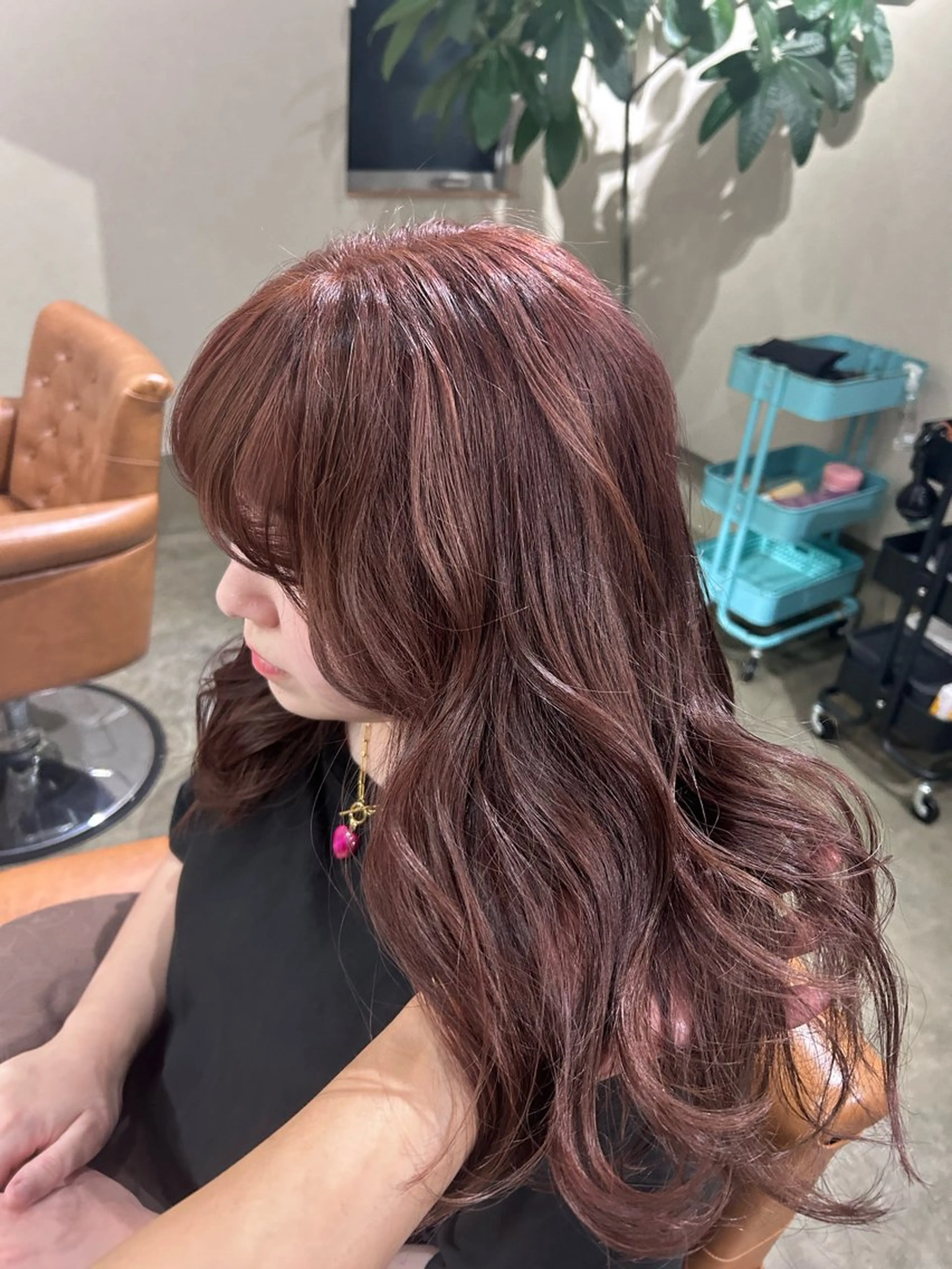 カラー まつやま さおりのヘアスタイル