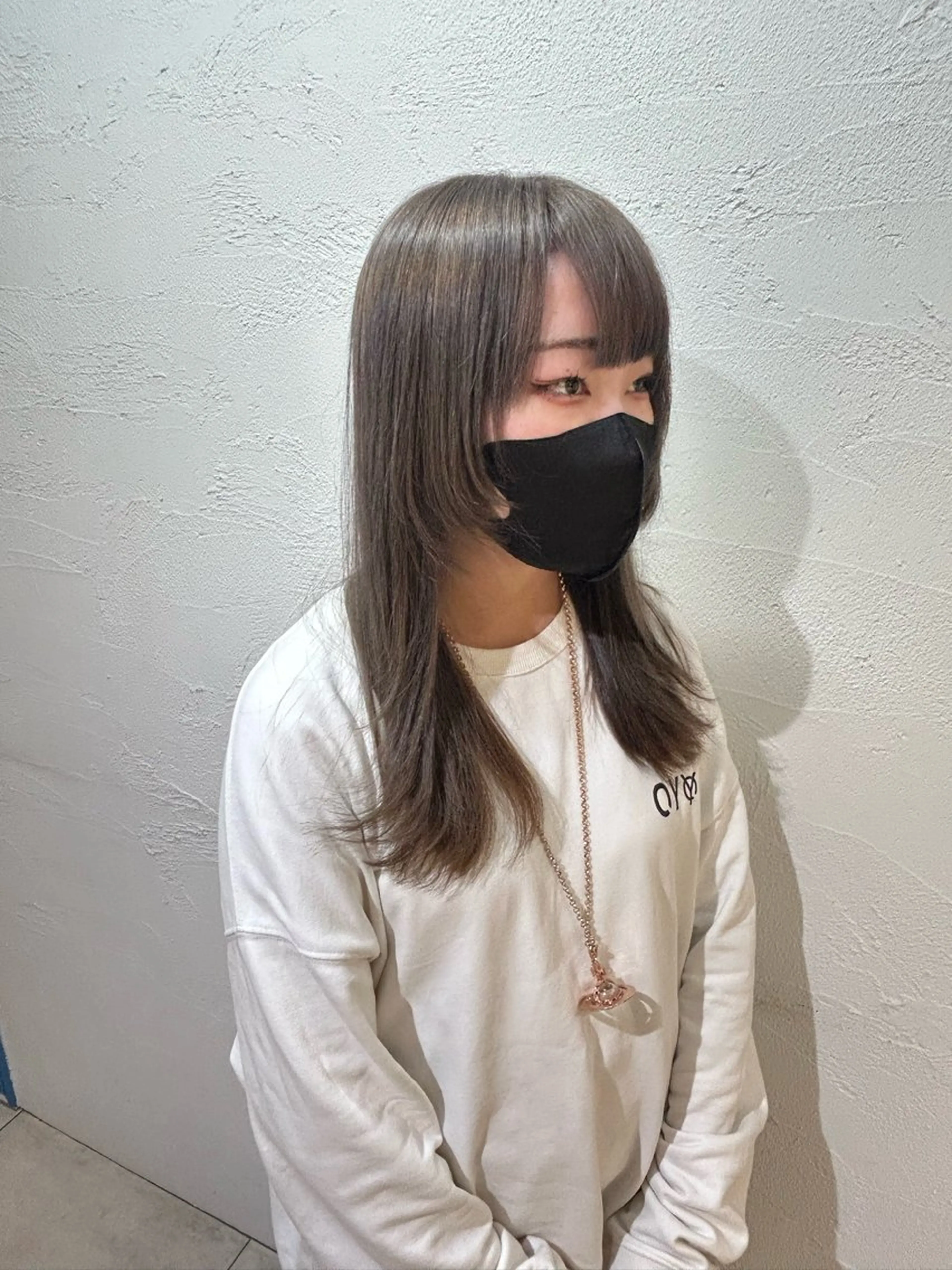 ロング カット ヘアカラー トリートメント ウルフカット 🐹朝日🐹のヘアスタイル