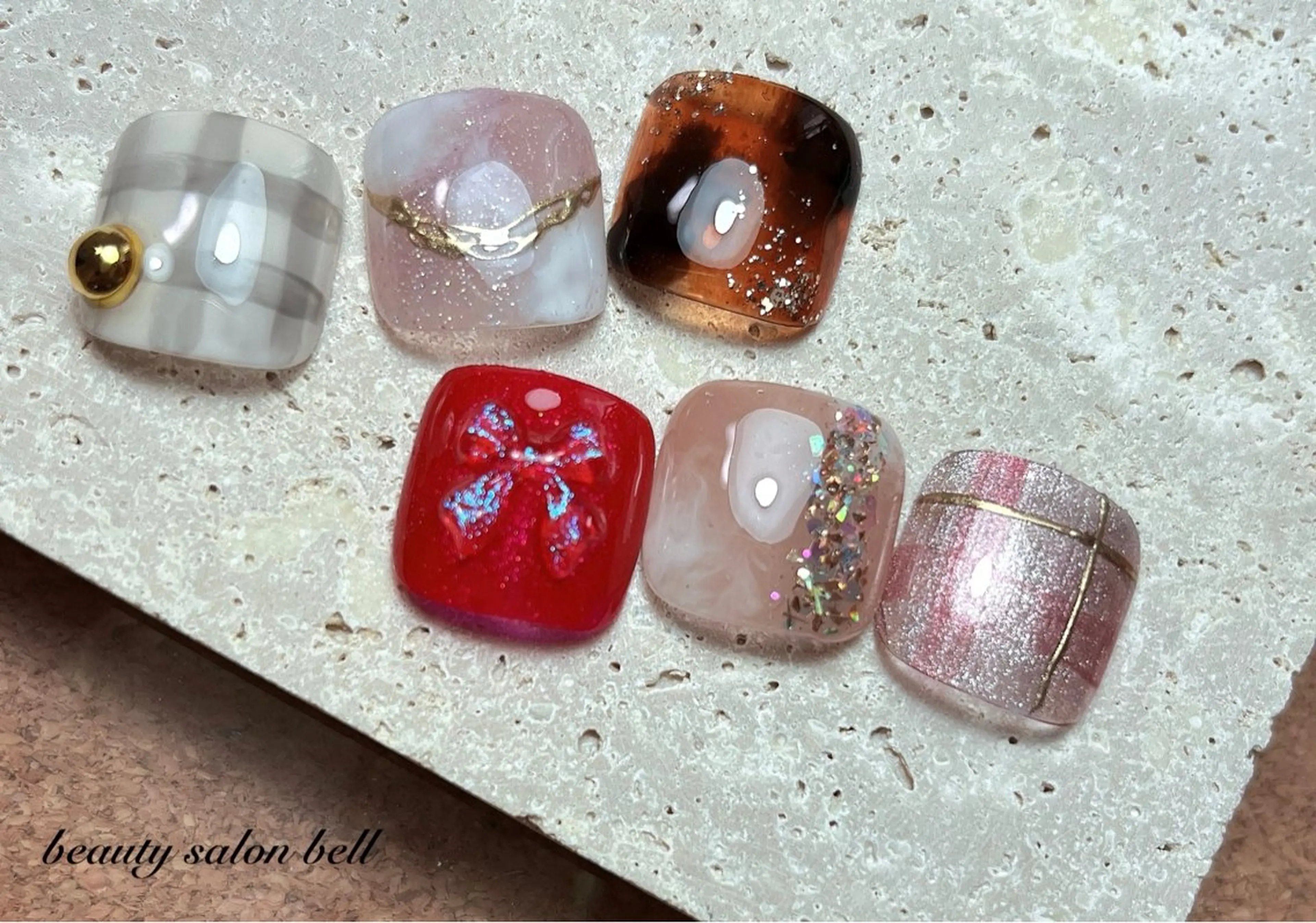 フットネイル定額　オフ込みの写真