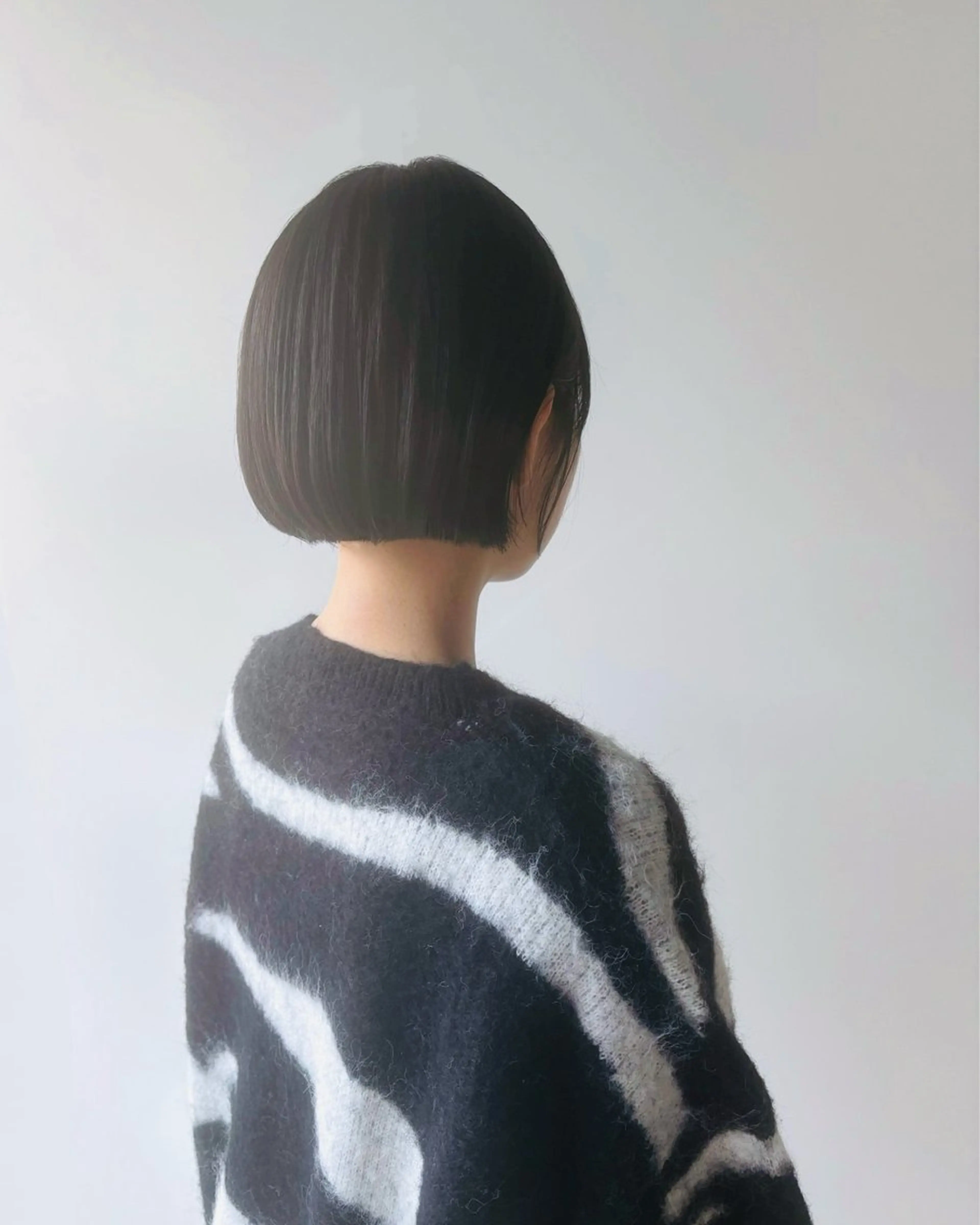 ショート パーマ ボブ カット 縮毛矯正 よしなり あみのヘアスタイル