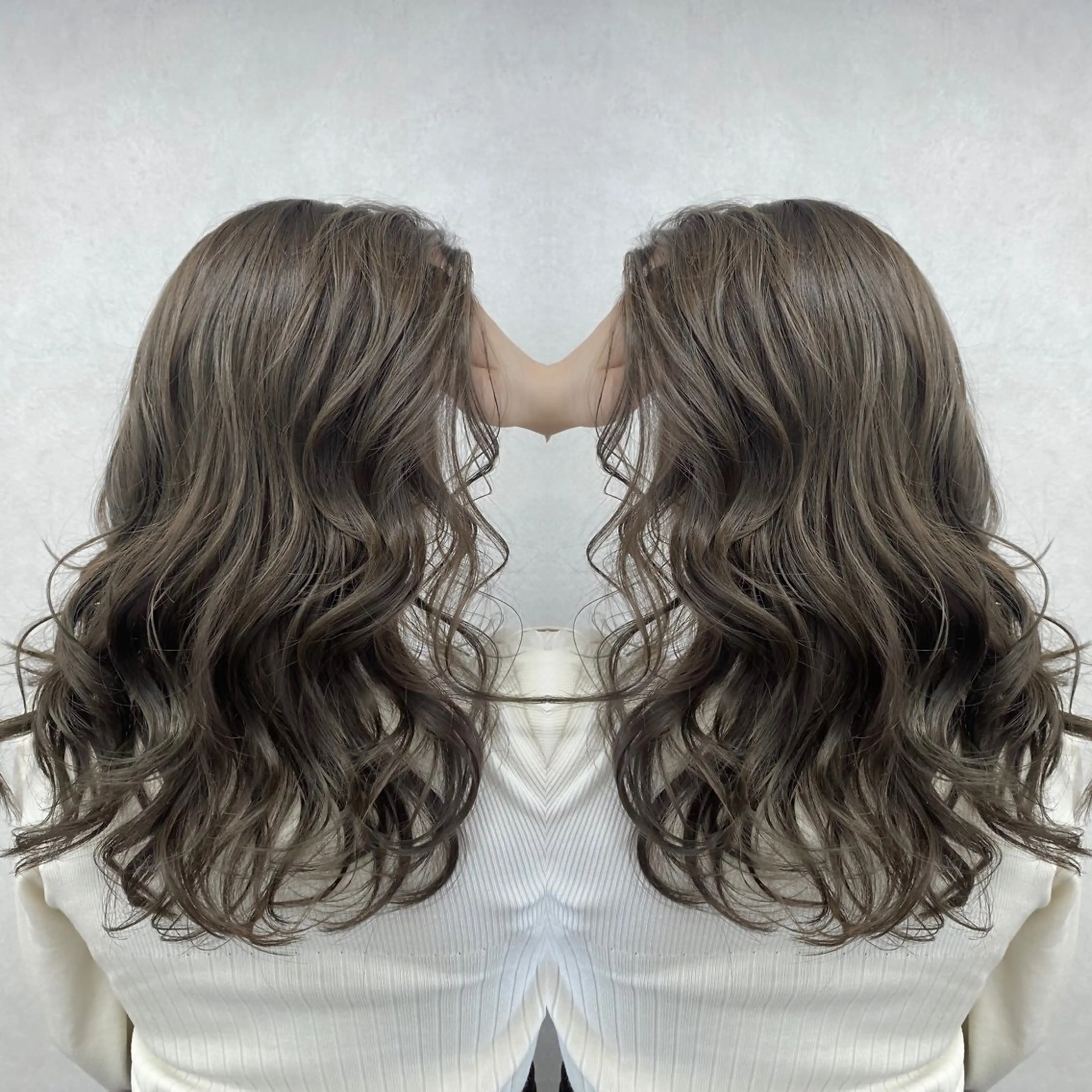 ロング カラー カット トリートメント tocca 💜石田愛結💜のヘアスタイル