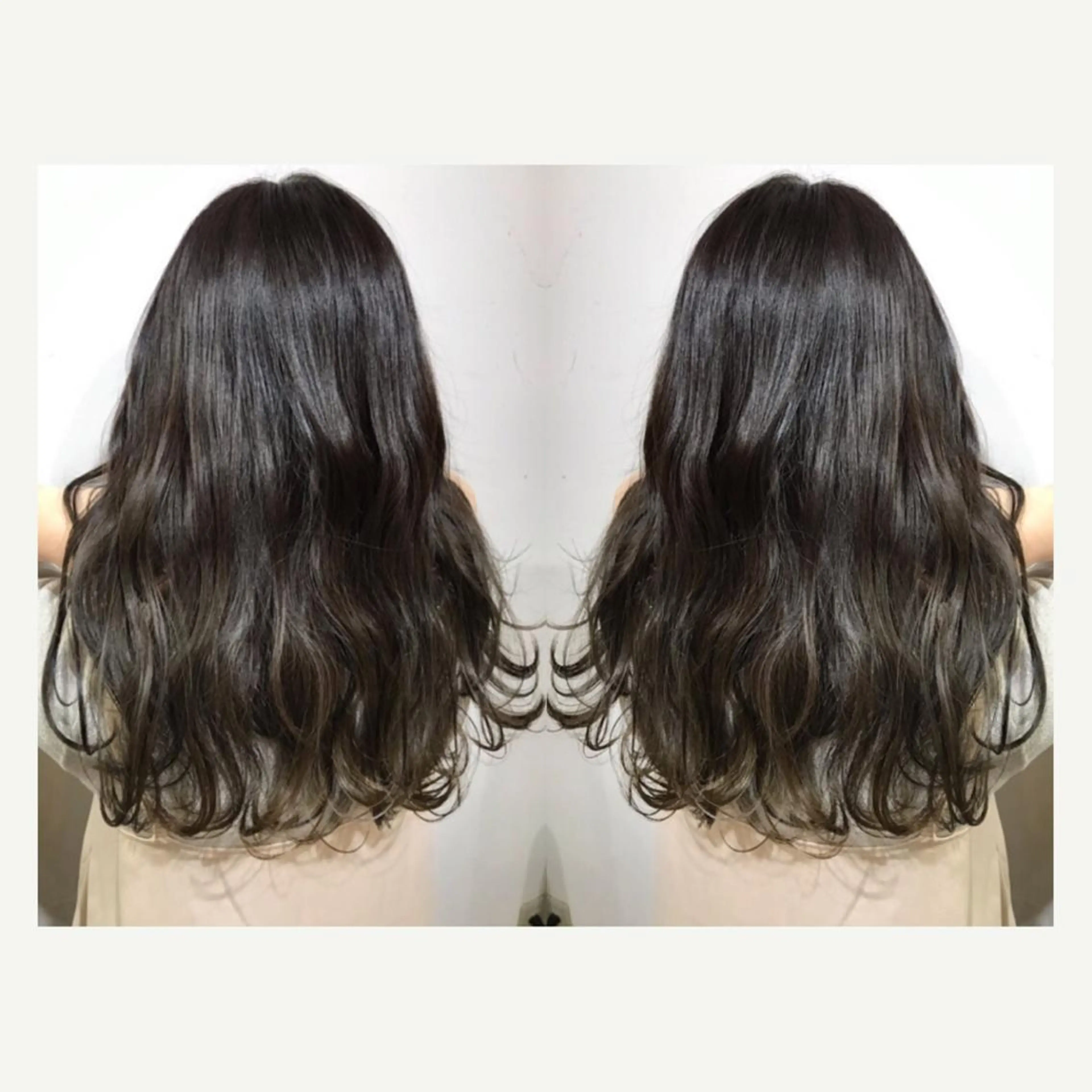 セミロング カラー グラデーションカラー グレージュ River,Land所属・yui .のヘアスタイル