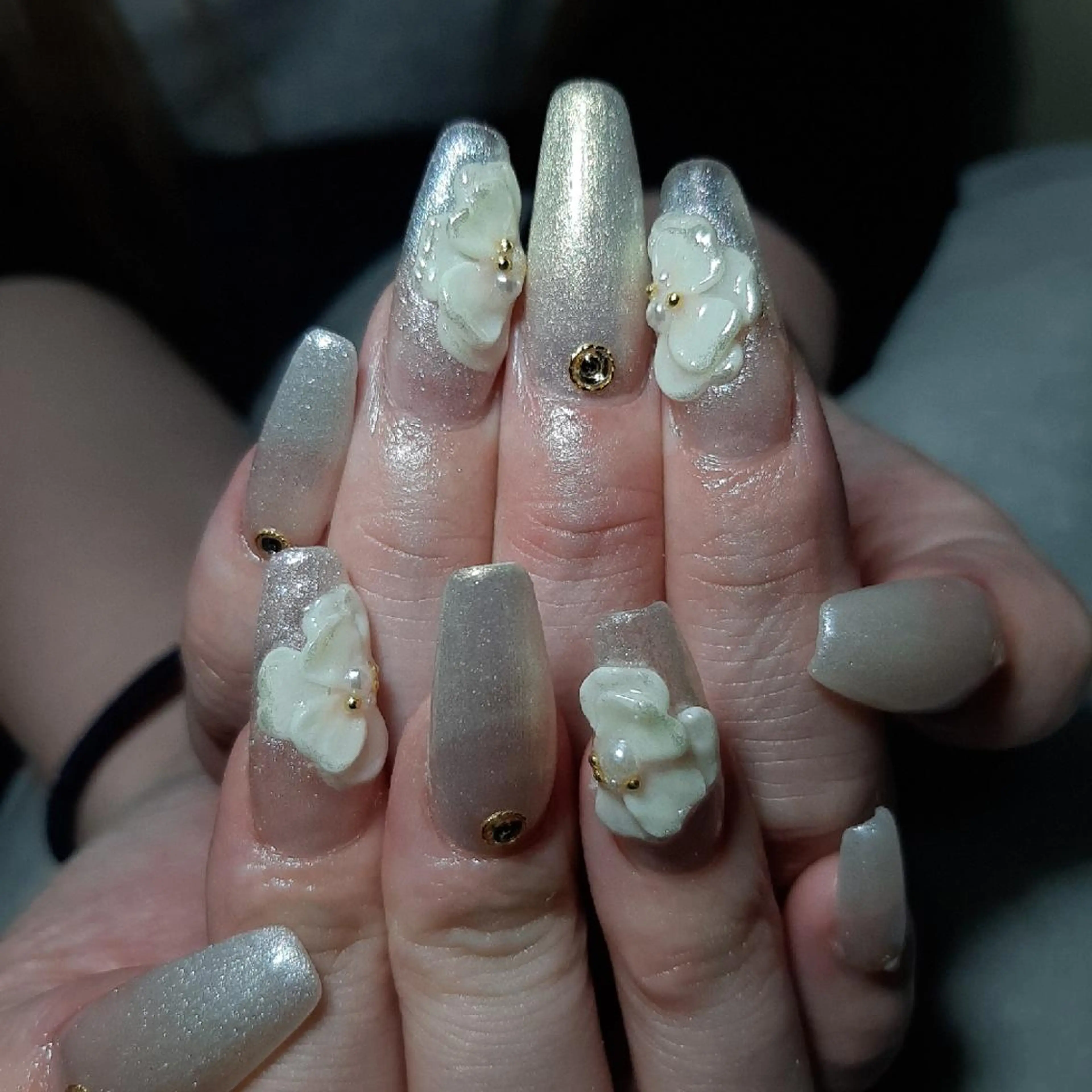 ネイル フラワーネイル ハンドネイル ネイリスト やましたのネイルデザイン