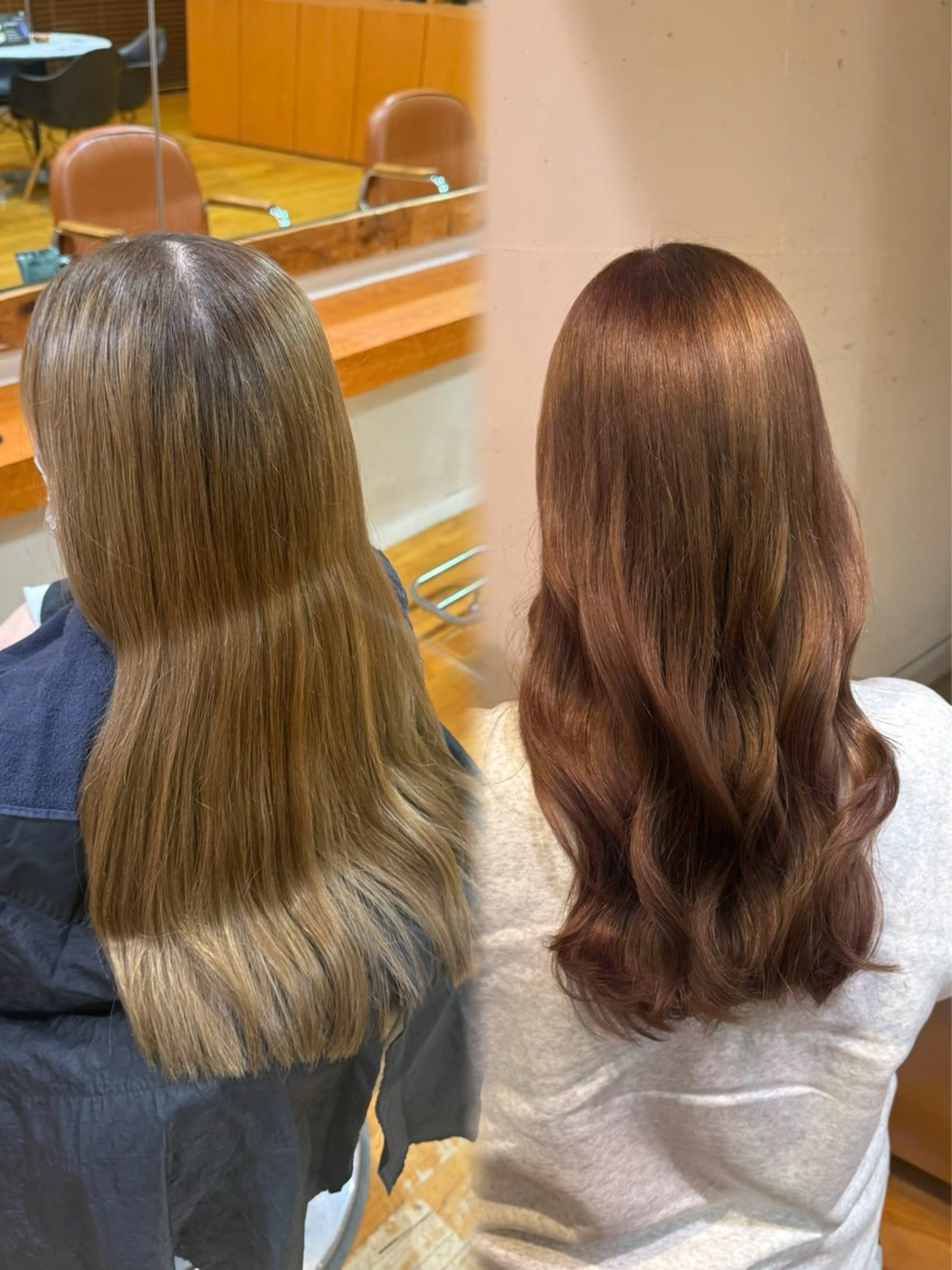 カラー ヘアカラー 吉田 琴音のヘアスタイル