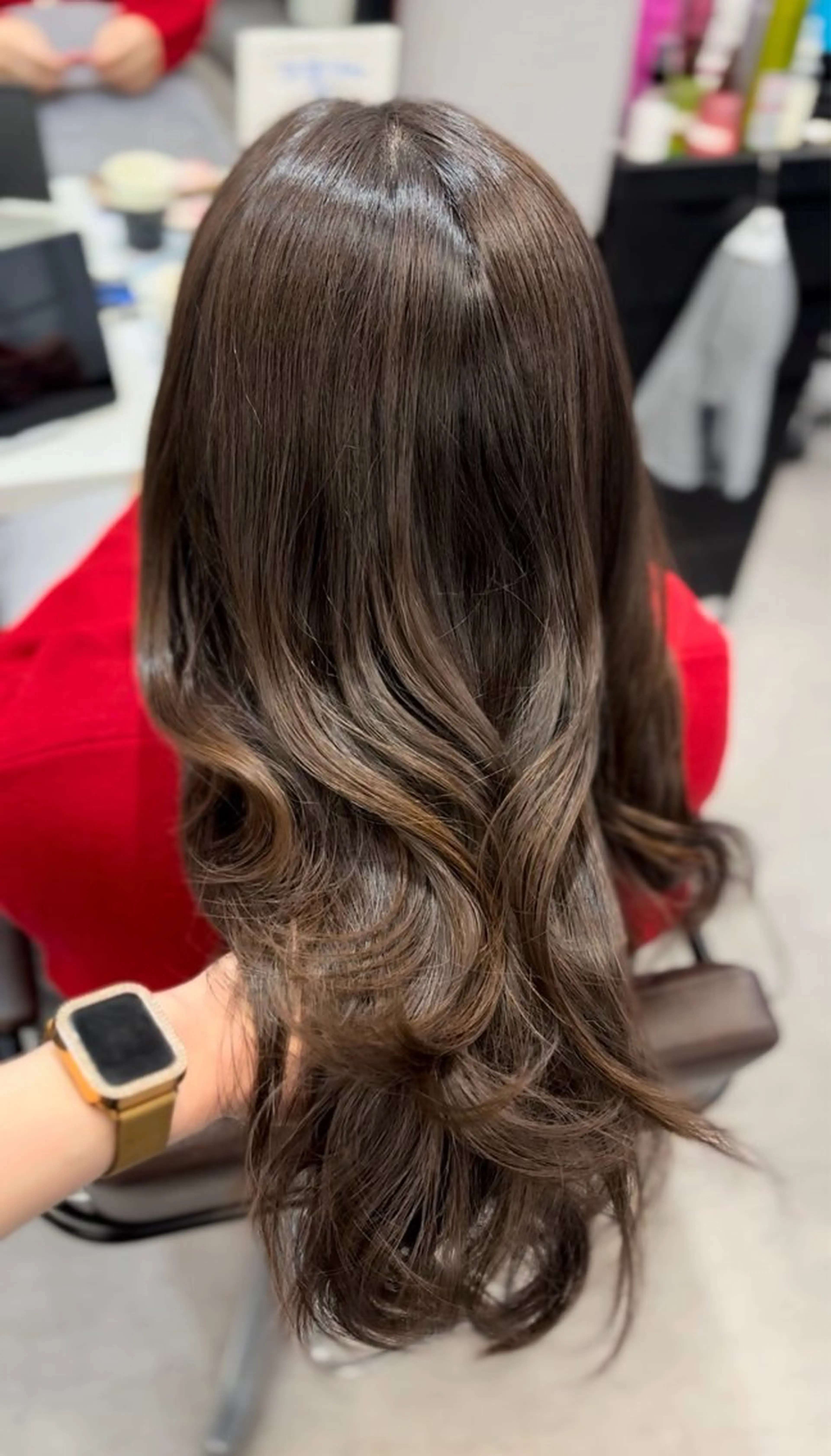 ロング カット ヘアカラー トリートメント 梅田/髪質改善× 艶カラー💎miyuのヘアスタイル