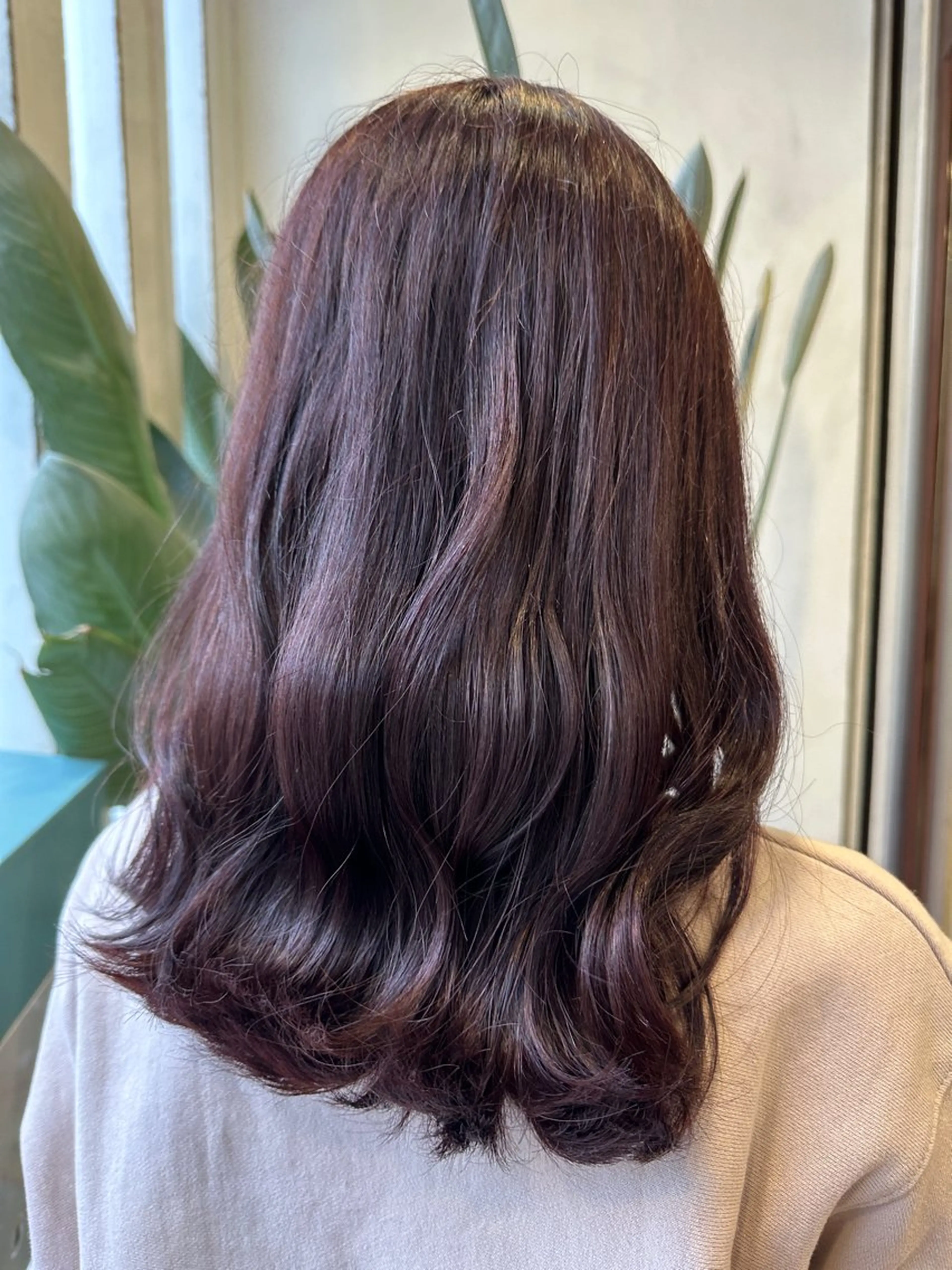 セミロング カラー ボルドーカラー ピンクカラー オタクアイリスト 🎀🪞山﨑愛菜のマツエク・マツパデザイン