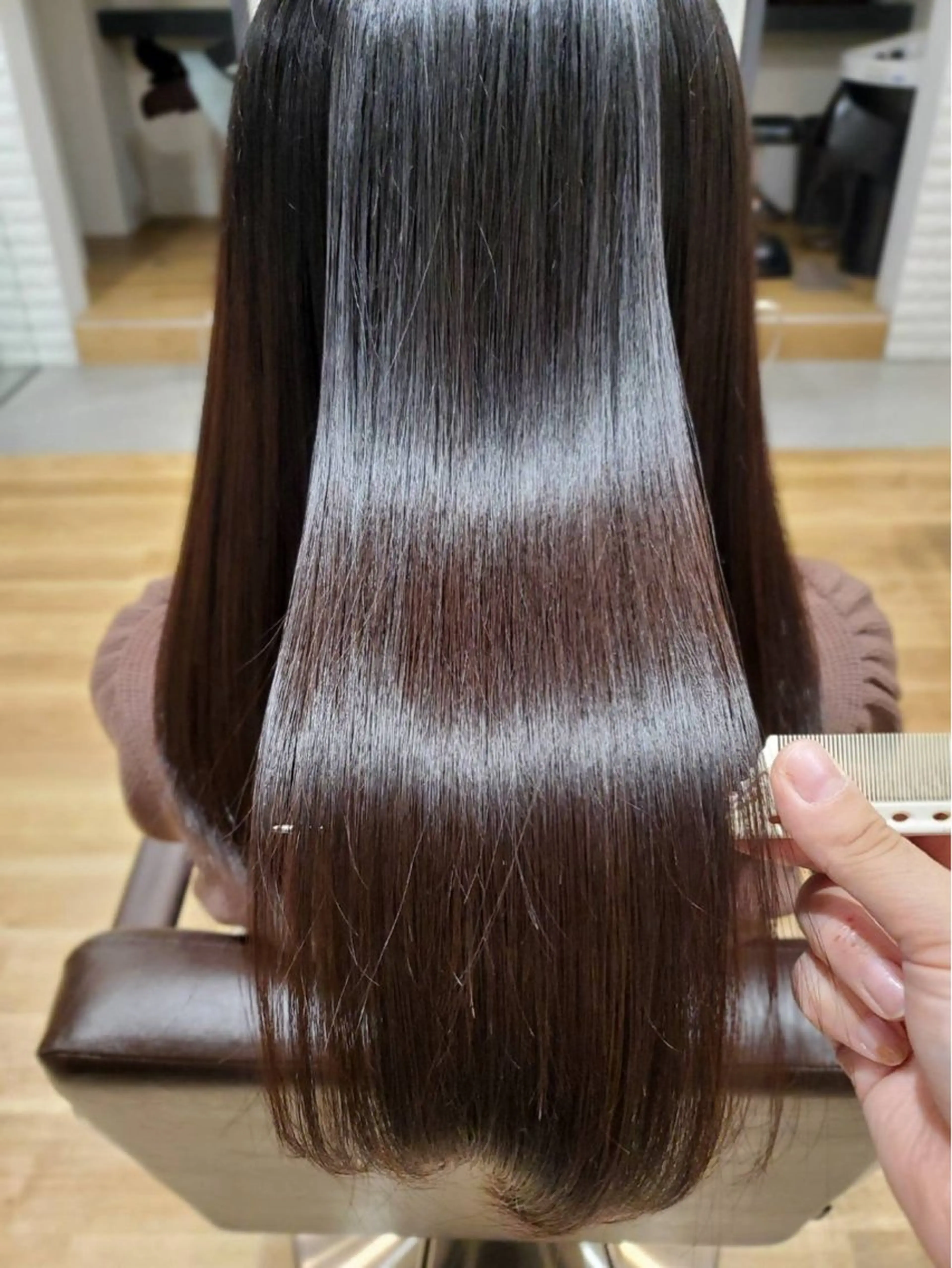 ロング カラー カット トリートメント ヘッドスパ 銀座 髪質改善 🧸HINATAのヘアスタイル