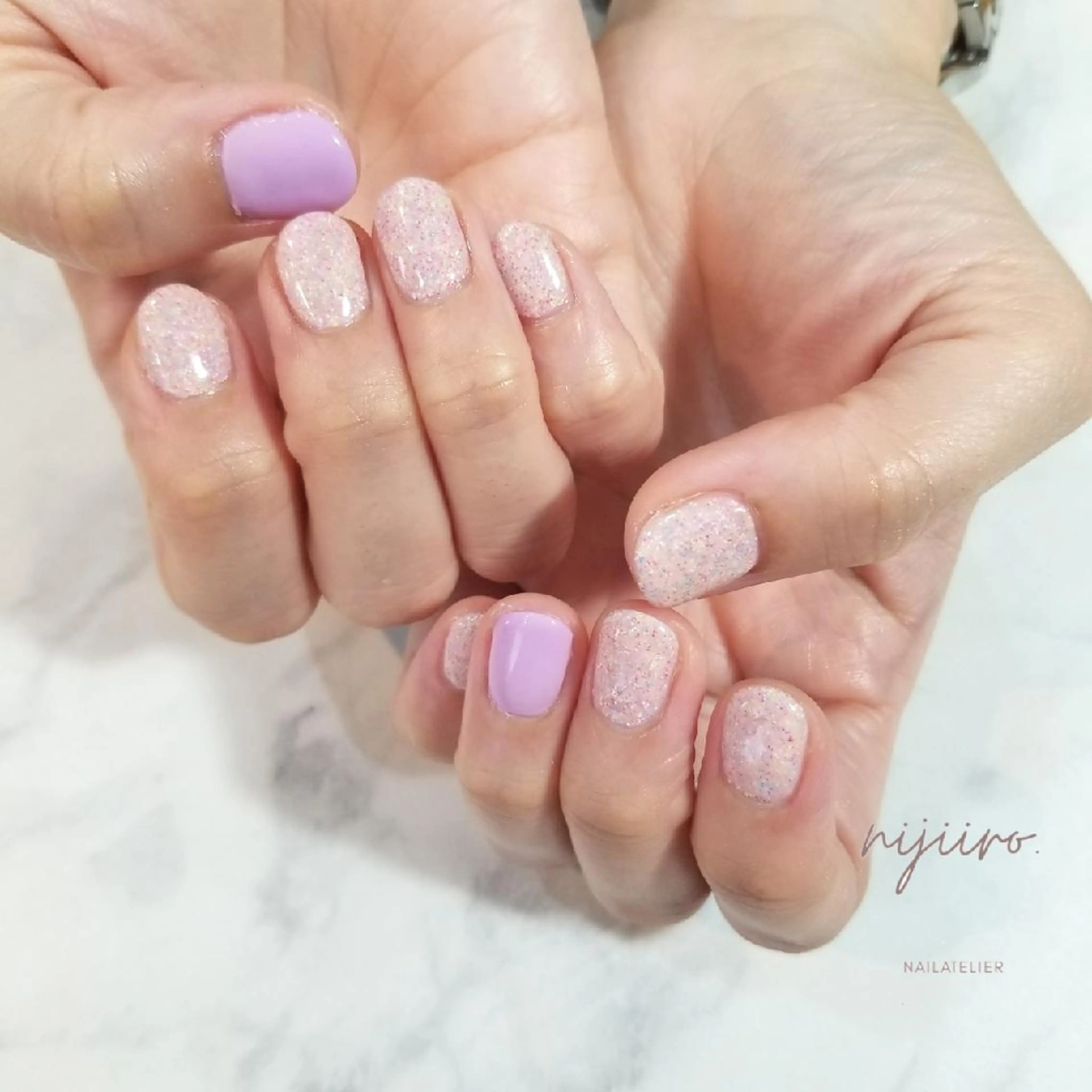 ネイル ハンドネイル nailatelier nijiiro.所属・nijiiro🌈 サトウのネイルデザイン